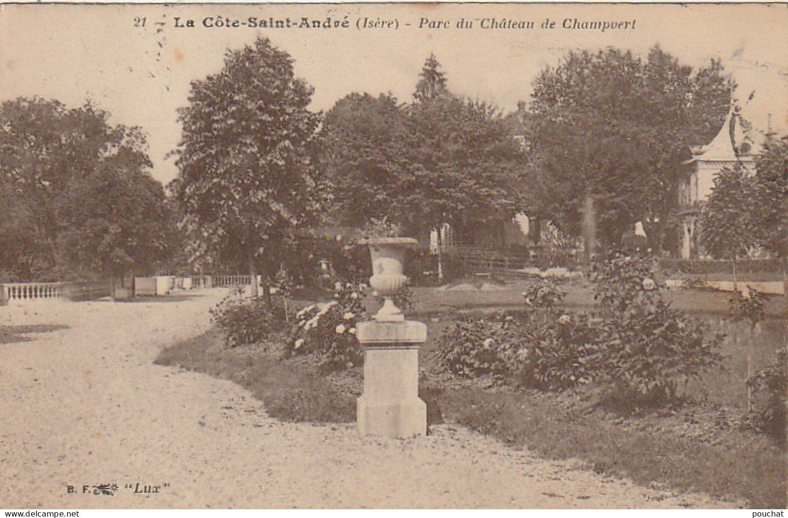 AA+ 54-(38) LA COTE SAINT ANDRE - PARC DU CHATEAU DE CHAMPVERT - La Côte-Saint-André