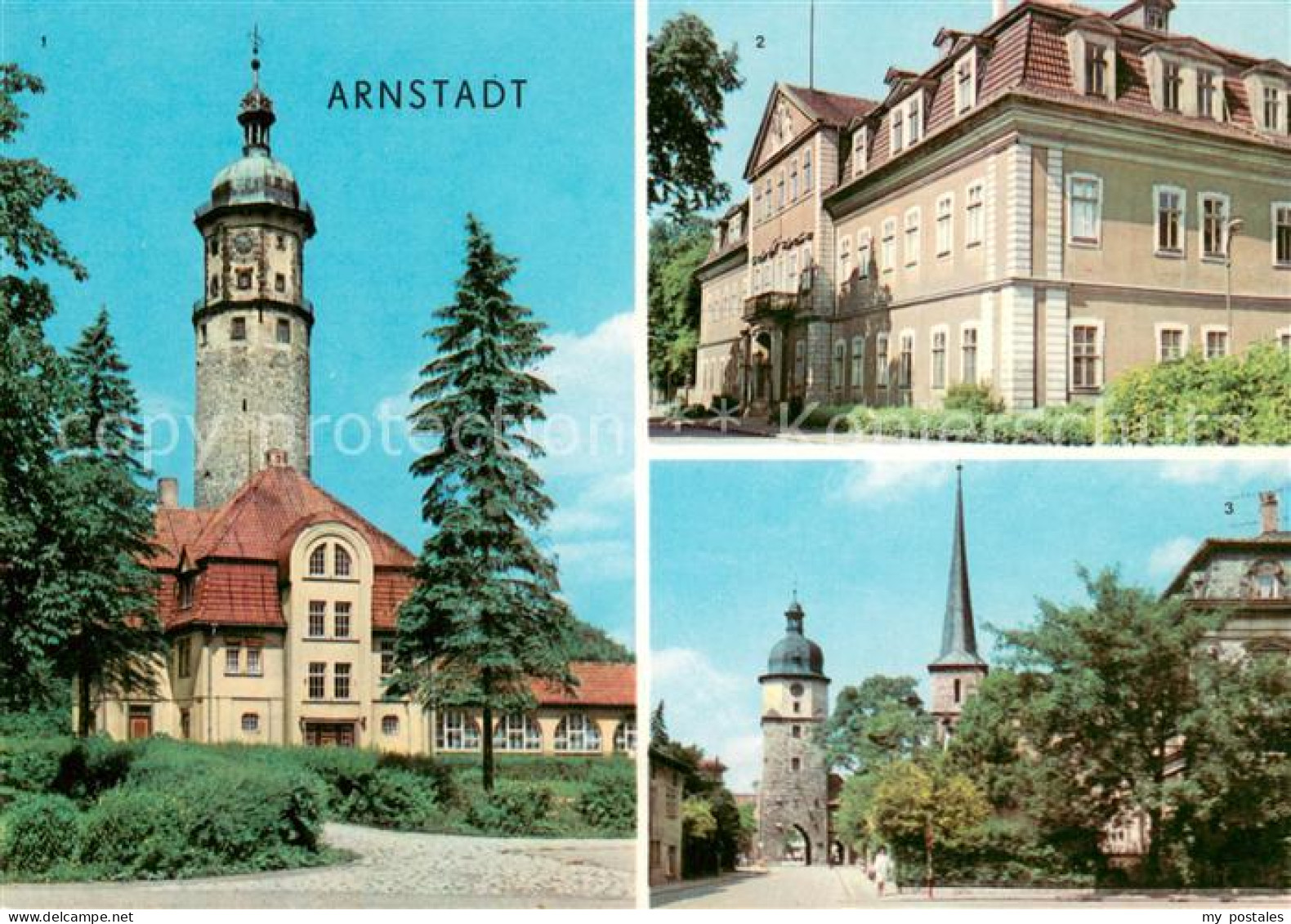 73649777 Arnstadt Ilm Neideckturm Schloss Jetzt Kunst- Und Heimatmuseum Riedtor  - Arnstadt