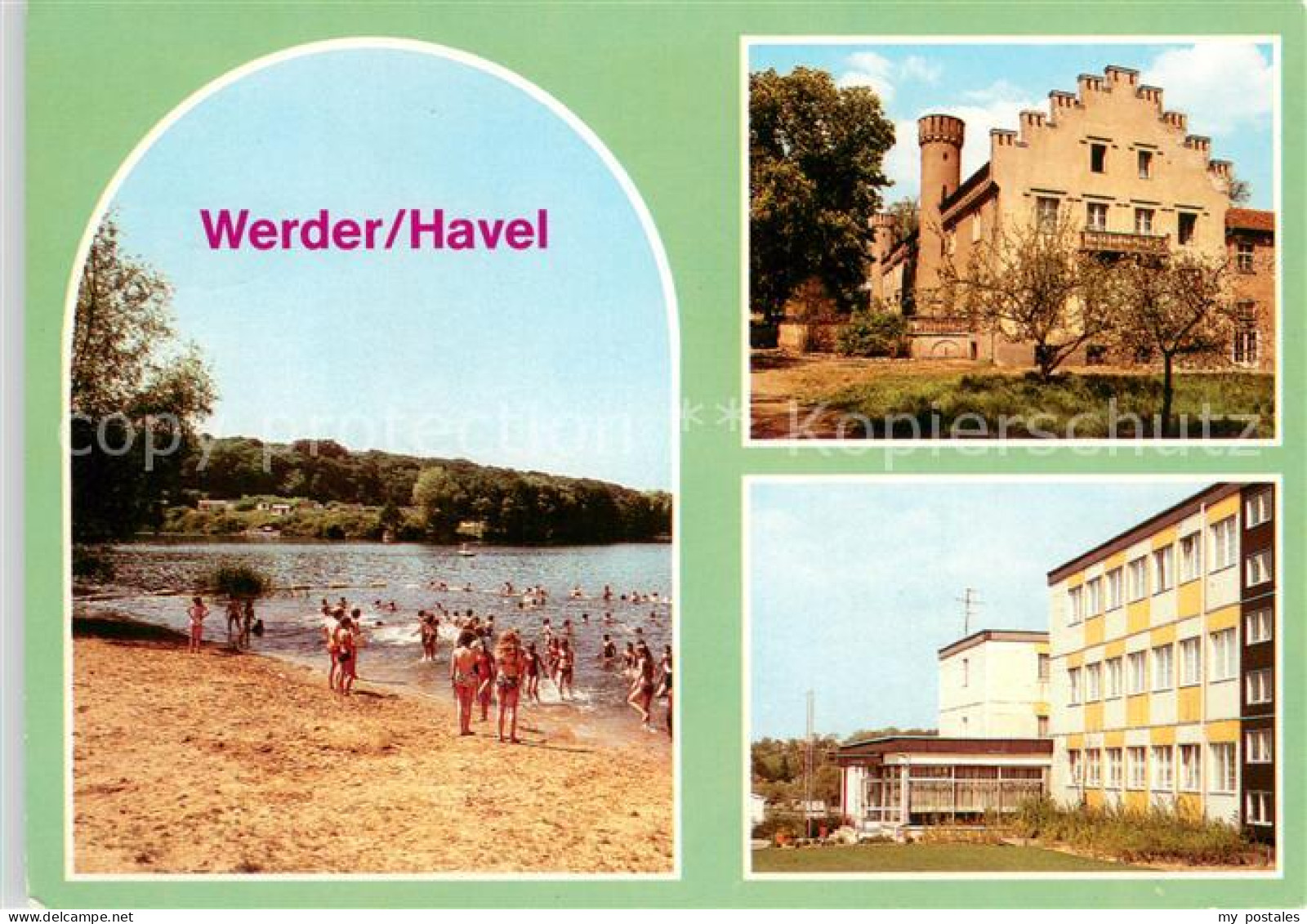 73649759 Werder Havel Badestelle Pionierlager Tschoibalsan Glindower See Schloss - Other & Unclassified