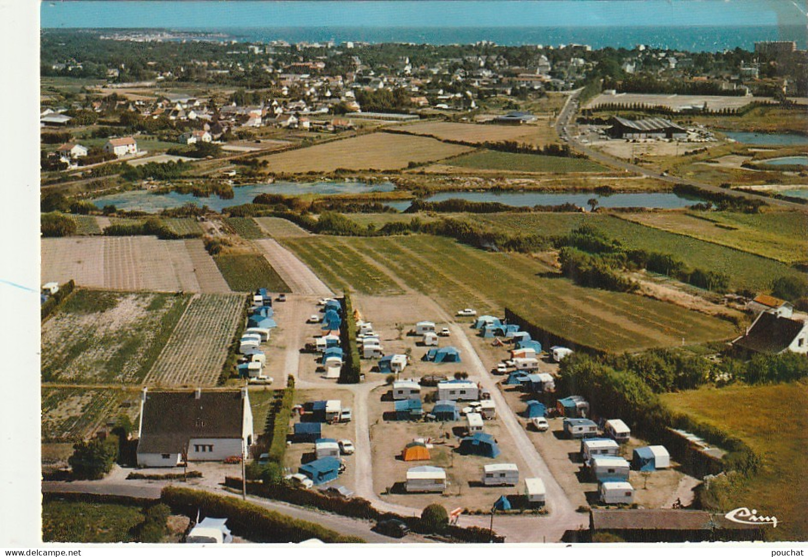 AA+ 60-(44) CAREIL - CAMPING TREMONDEC - VUE AERIENNE SUR LA BAULE - Otros & Sin Clasificación