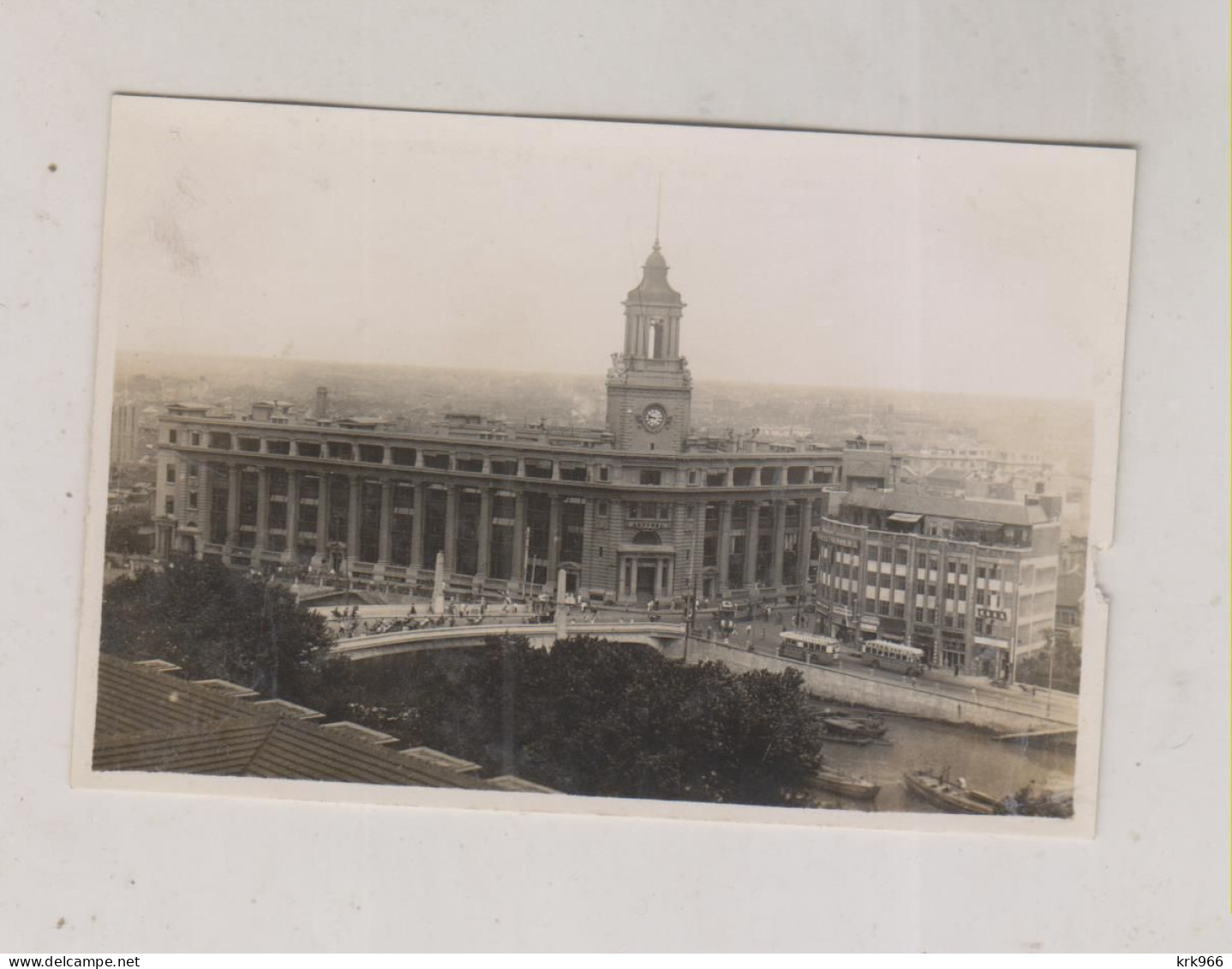 CHINA , SHANGHAI Vintage Small Photo 1932 ( 4,8 X 8,5 Cm ) - Asie