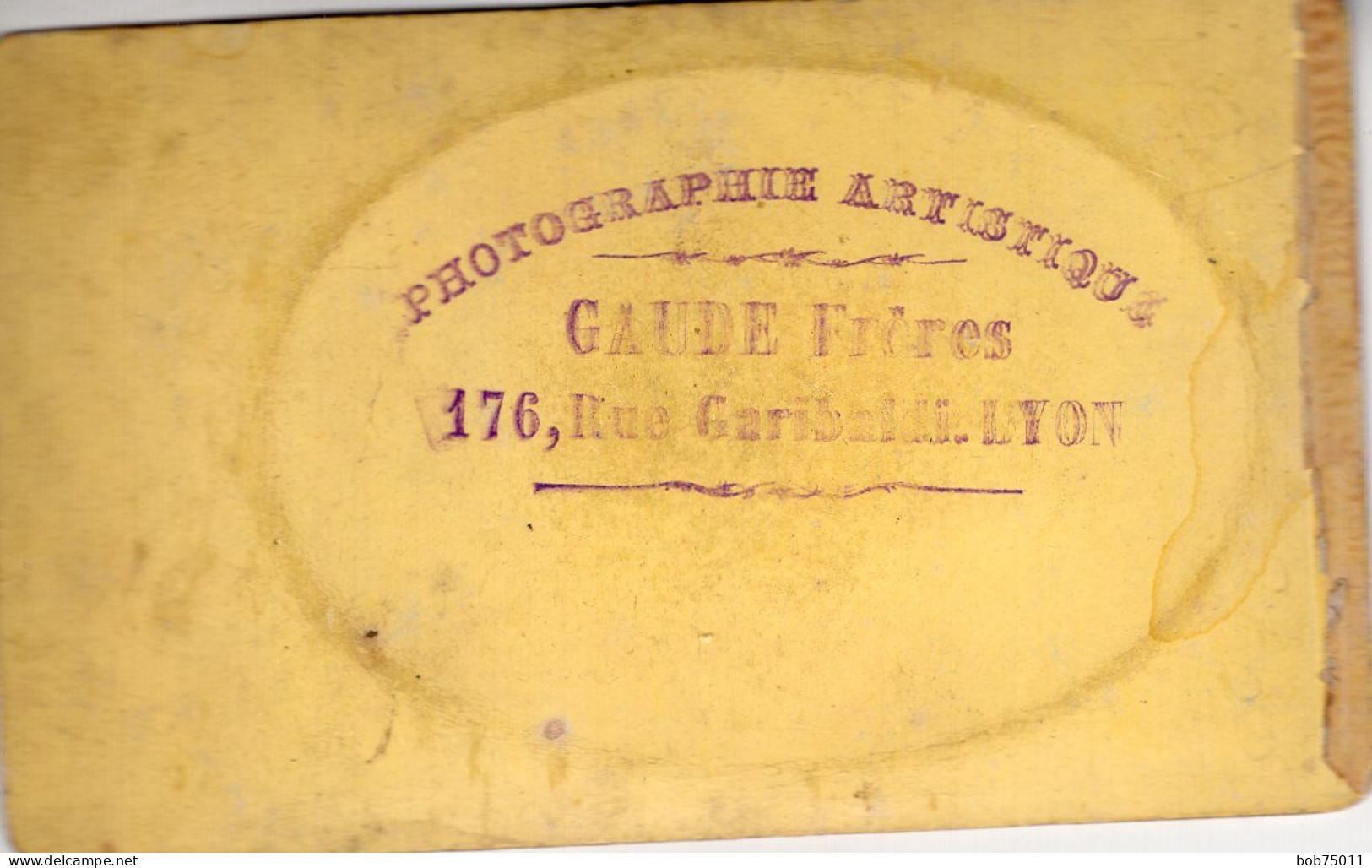 Photo CDV D'un Officier Francais Du 38 éme Régiment D'infanterie Posant Dans Un Studio Photo A Lyon Avant 1900 - Anciennes (Av. 1900)