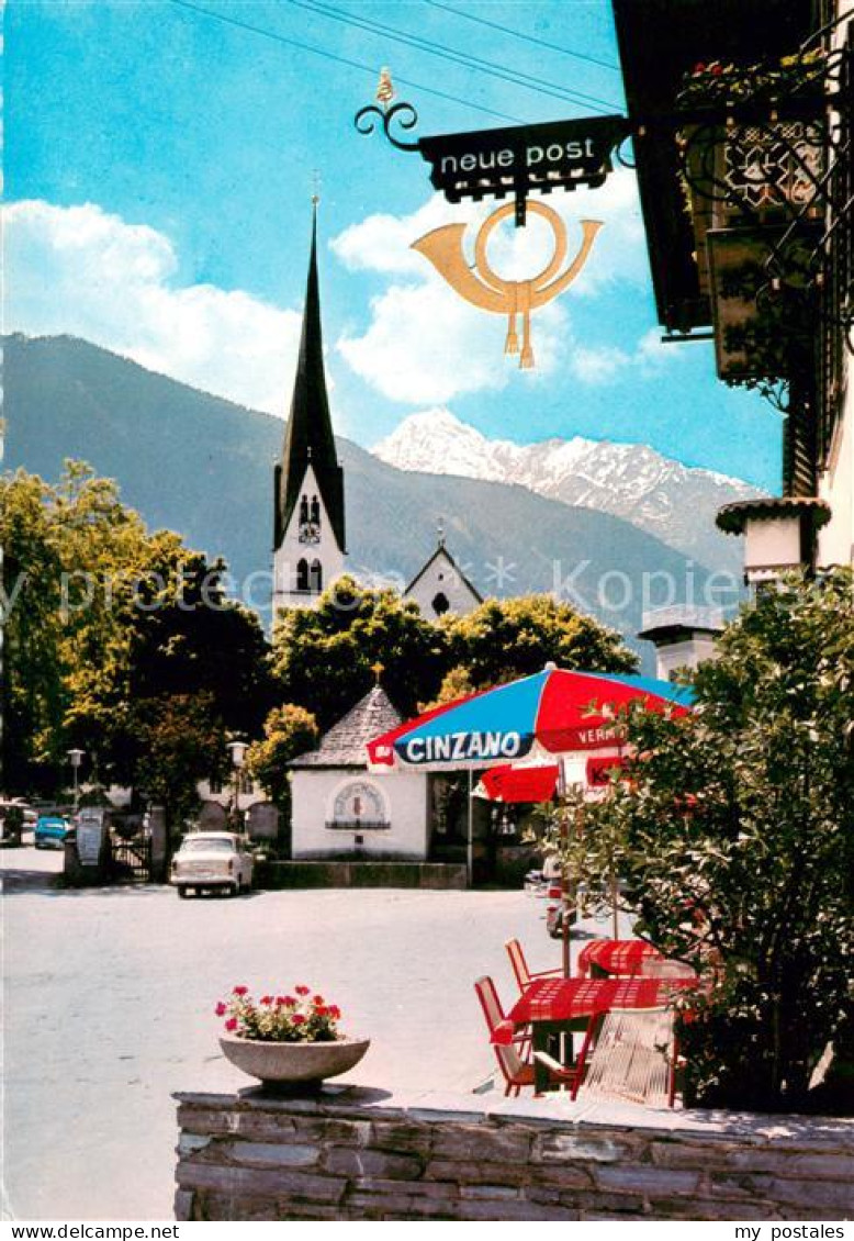 73649713 Mayrhofen Zillertal Hotel Restaurant Neue Post Unterer Dorfplatz Mayrho - Autres & Non Classés
