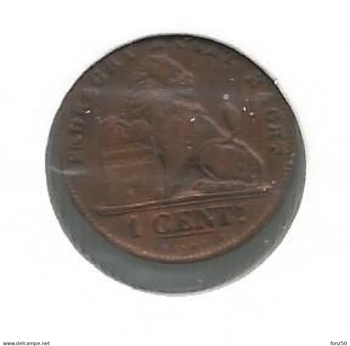 LEOPOLD II * 1 Cent 1901 Vlaams * F D C * Nr 12931 - 1 Cent