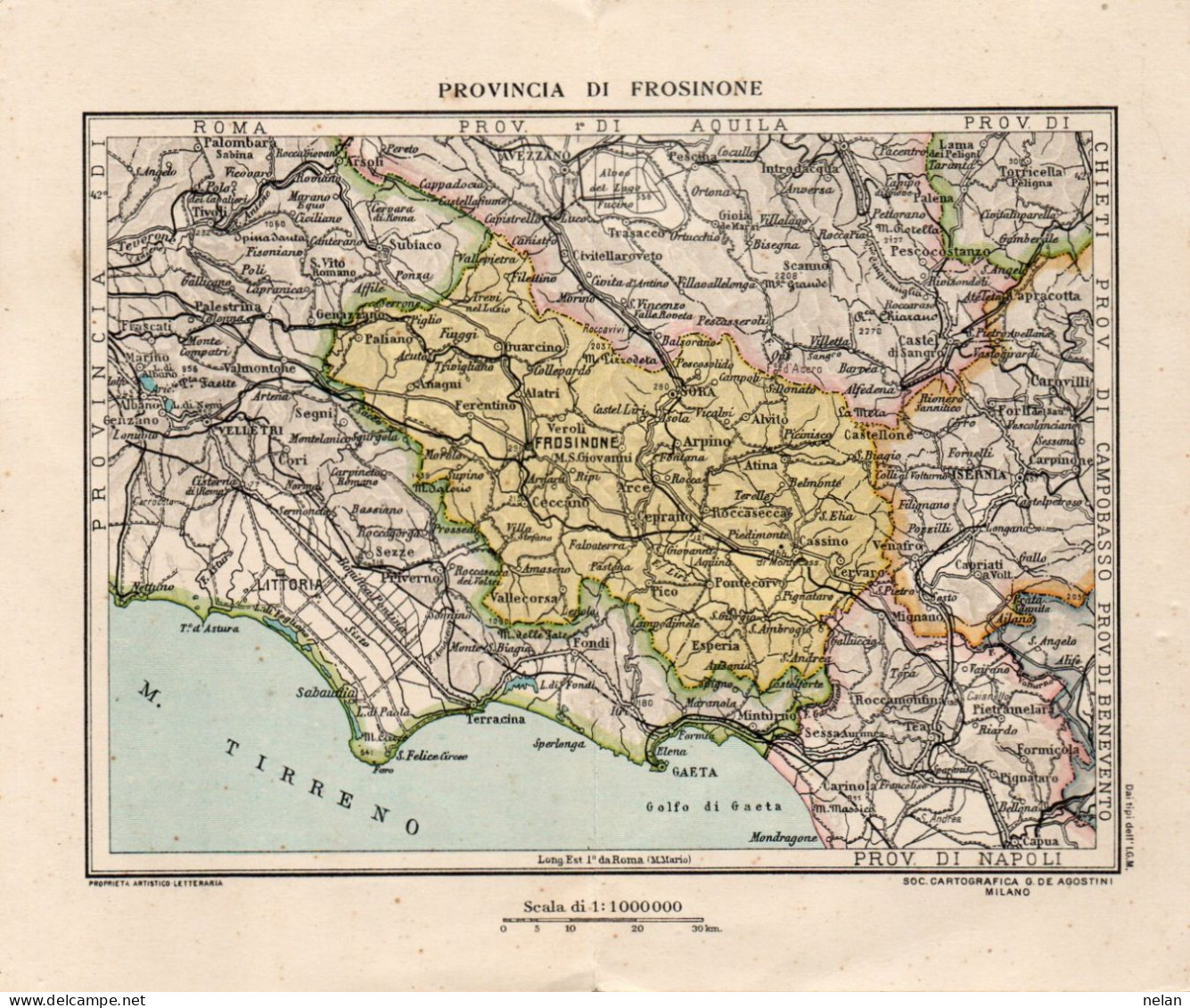 FROSINONE - CARTOLINA PUBBLICITARIA - F.P. - Frosinone