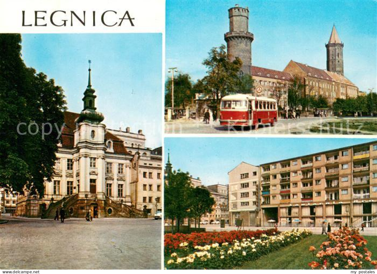 73649687 Legnica Ratusz Obecnie Miejski Dom Kultury Zamek Piastowski Ulica J Ros - Polonia