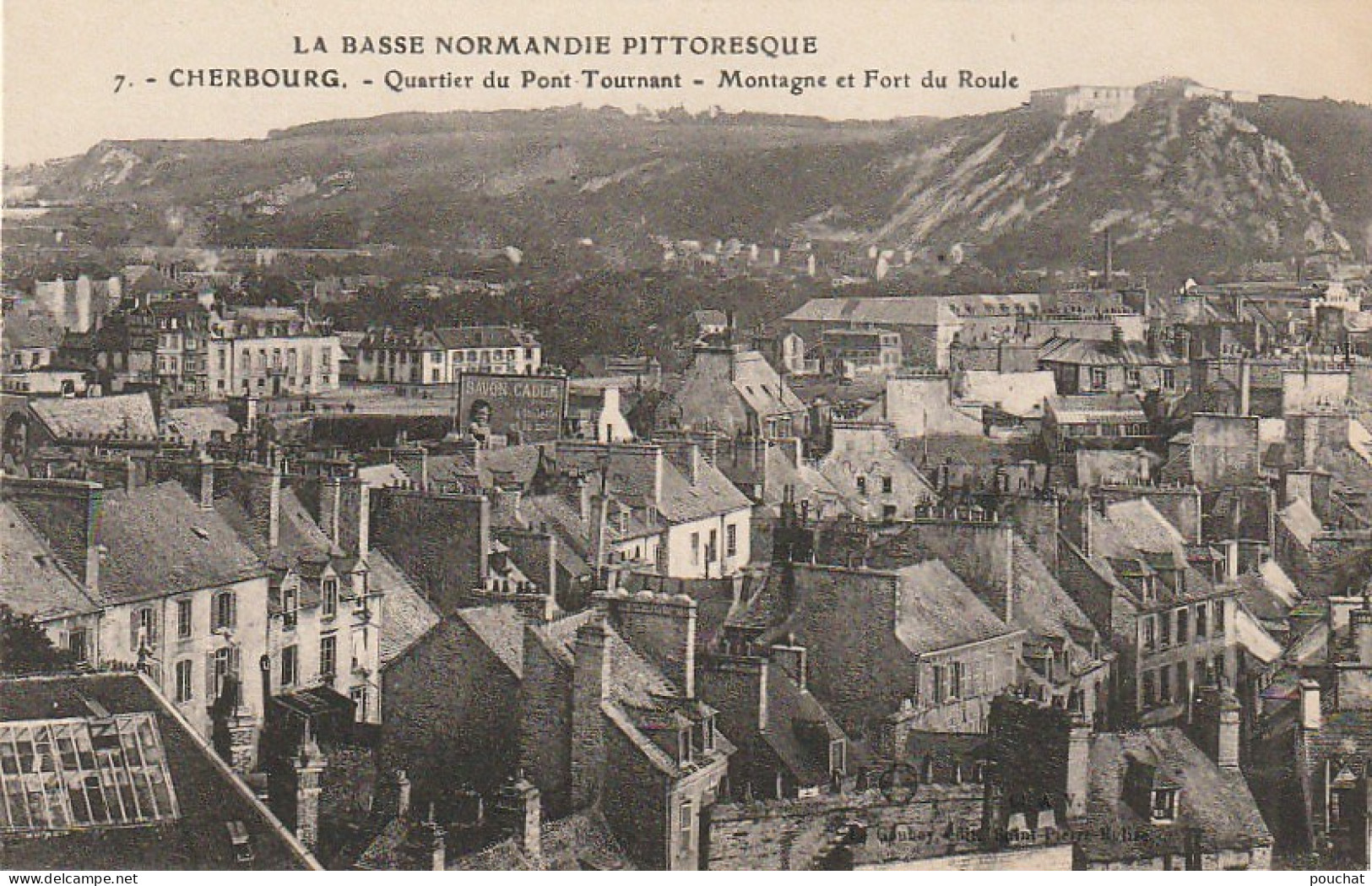 AA+ 65-(50) CHERBOURG - QUARTIER DU PONT TOURNANT - MONTAGNE ET FORT DU ROULE - Cherbourg