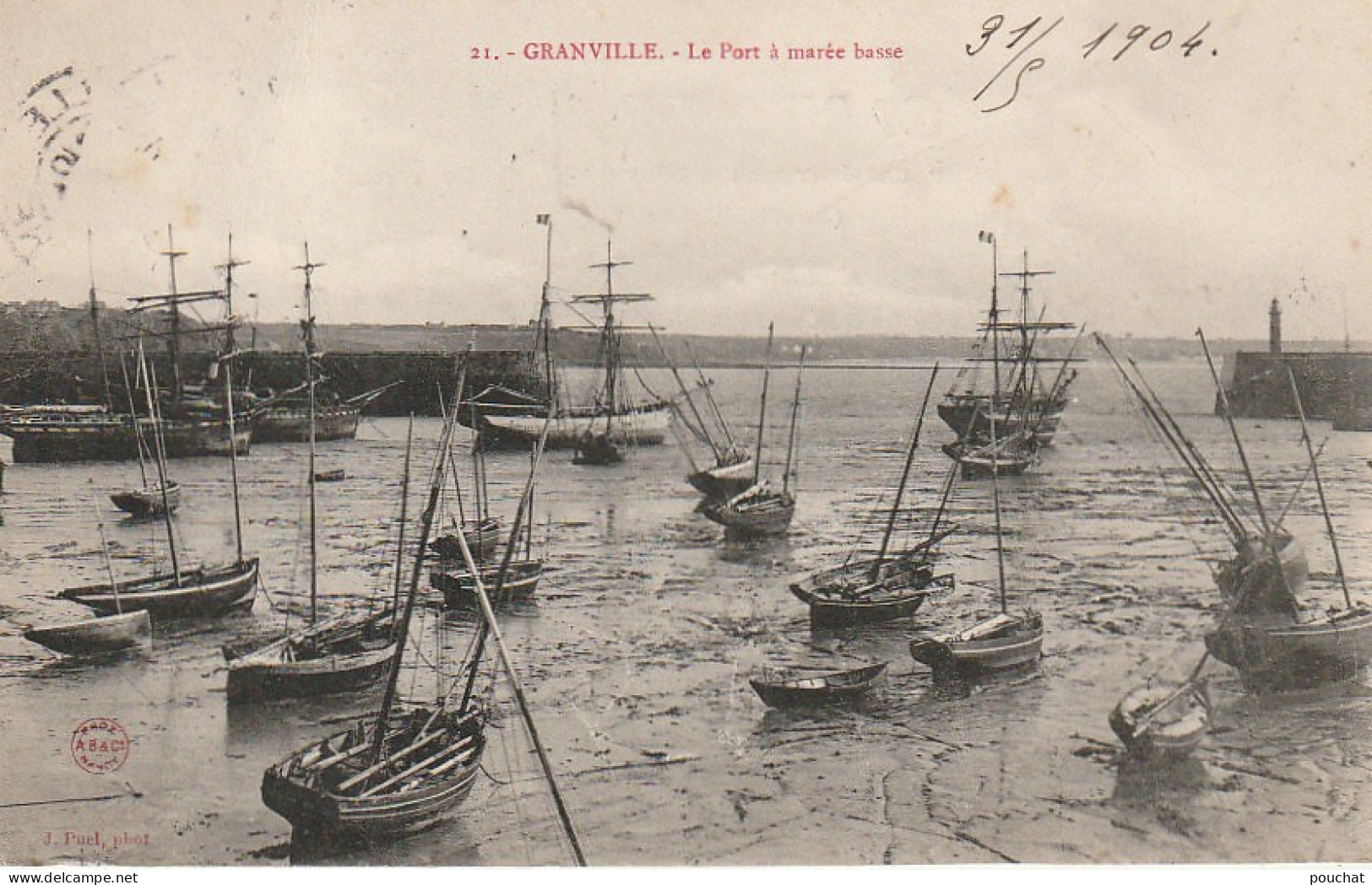 AA+ 65-(50) GRANVILLE - LE PORT A MAREE BASSE - Granville