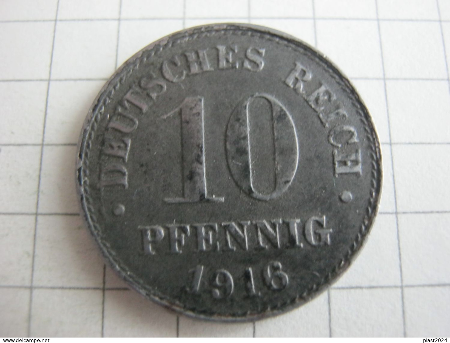 Germany 10 Pfennig 1916 F - 10 Pfennig