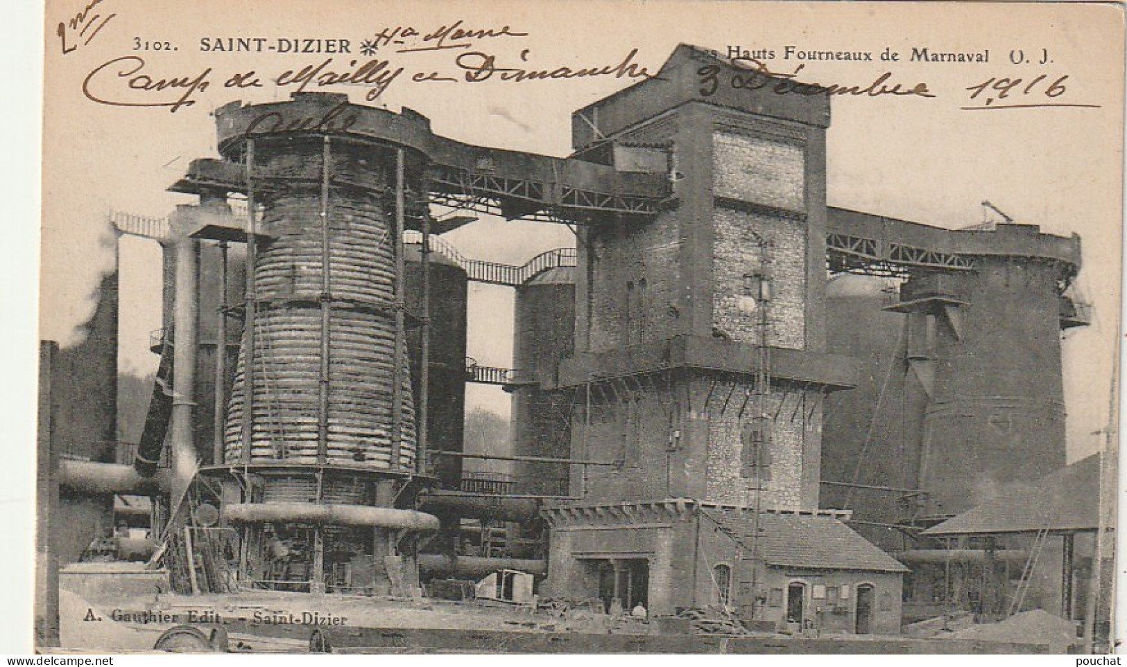 AA+ 67-(52) SAINT DIZIER - HAUTS FOURNEAUX DE MARNAVAL - METALLURGIE - Industrie