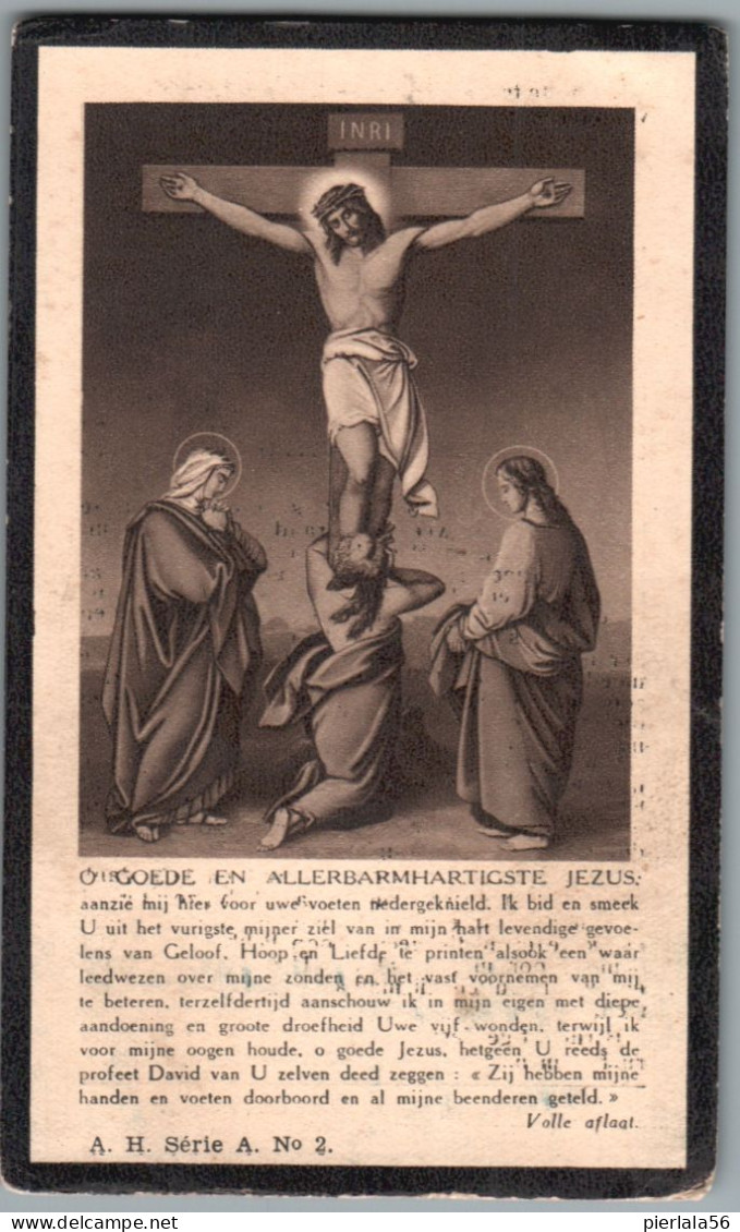 Bidprentje Machelen - Van Hove Zulma (1890-1935) - Devotion Images