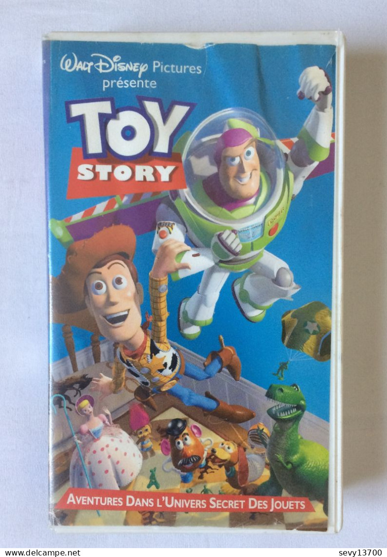 10 Cassettes VHS Walt Disney Toy Story, Roi Lion, Pinocchio, Peter Pan, Basil - Dibujos Animados