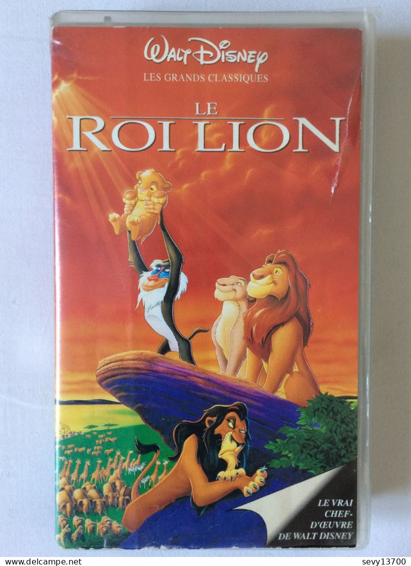 10 Cassettes VHS Walt Disney Toy Story, Roi Lion, Pinocchio, Peter Pan, Basil - Animatie