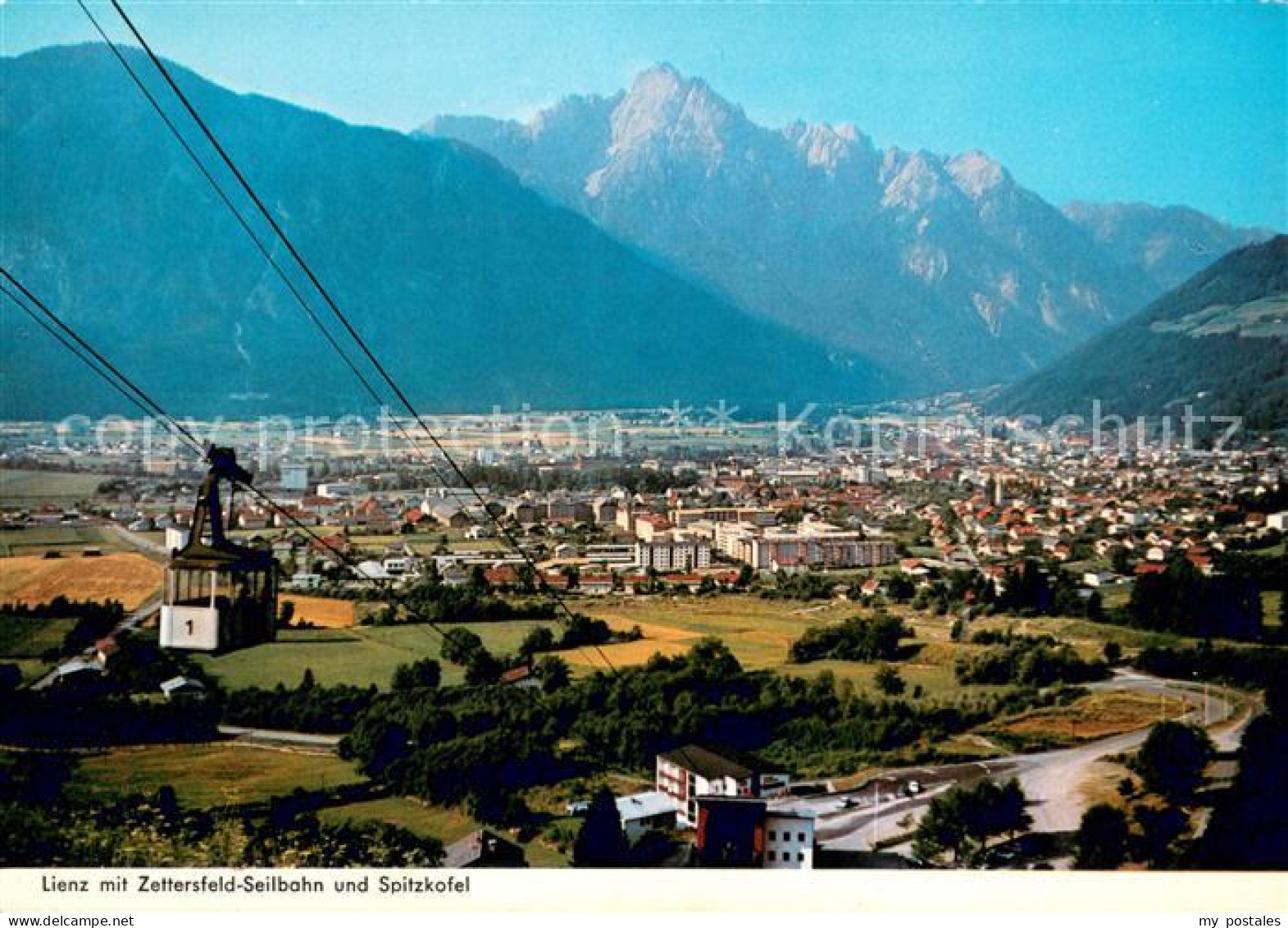 73649619 Lienz Tirol Mit Zettersfeld Seilbahn Und Spitzkogel Lienz Tirol - Autres & Non Classés