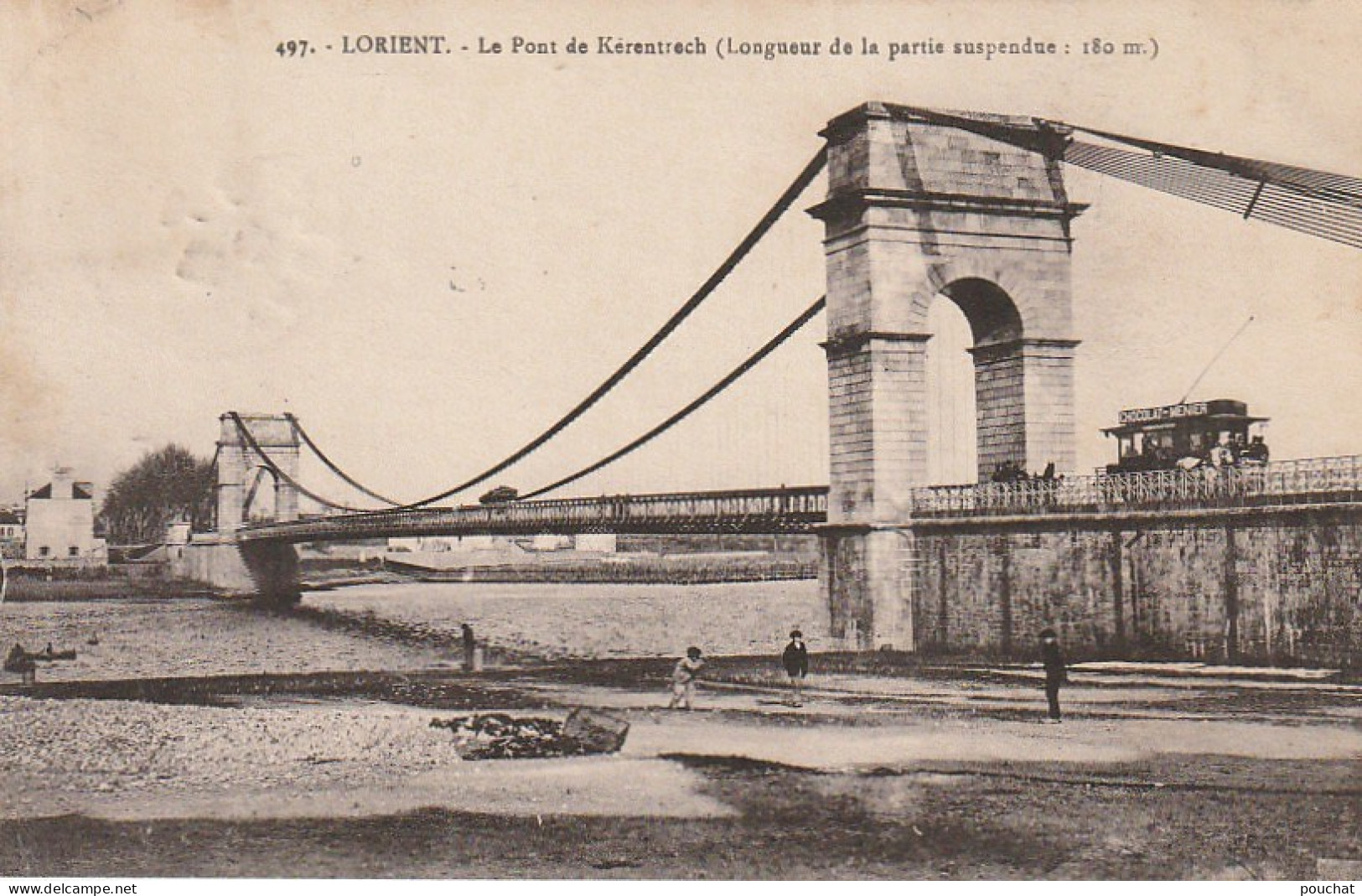 AA+ 72-(56) LORIENT - LE PONT DE KERENTRECH - ANIMATION - TRAMWAY - Lorient