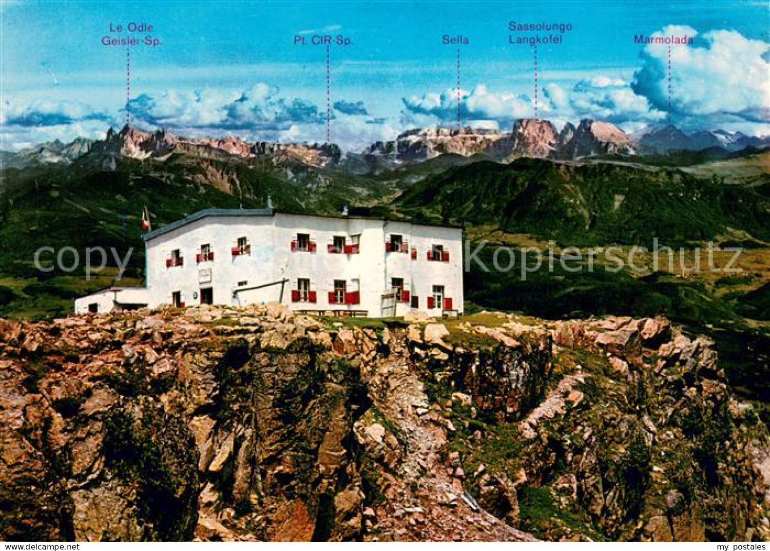 73649584 Bozen Suedtirol Rifugio Corno Del Renon Rittnerhorn Berghaus Panorama D - Otros & Sin Clasificación