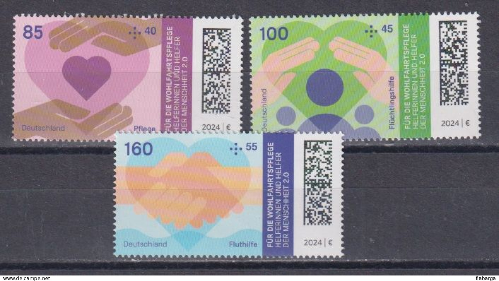 Año 2024  Helpers Of Humanity - Unused Stamps