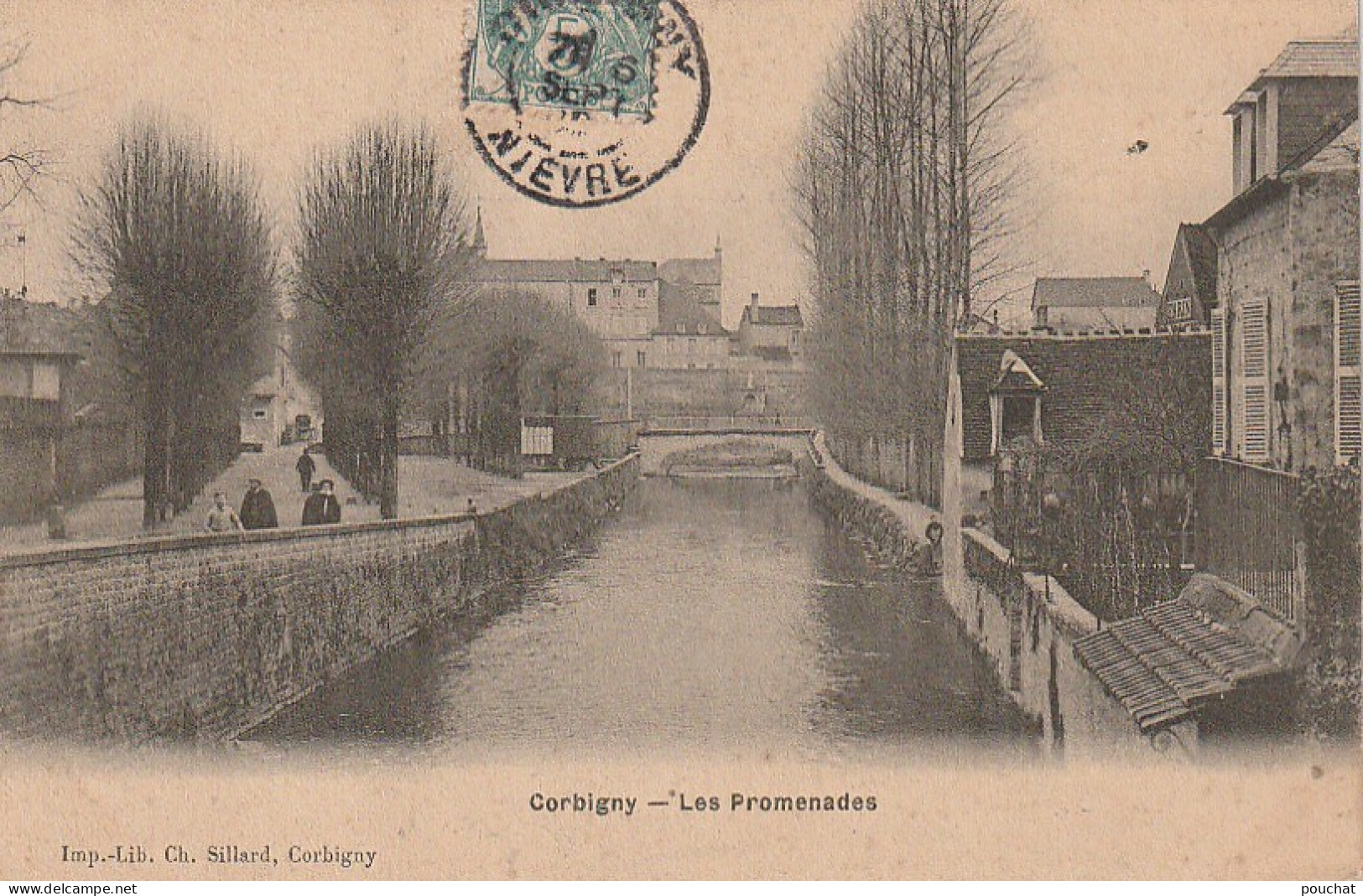 AA+ 74-(58) CORBIGNY - LES PROMENADES - ANIMATION - Corbigny