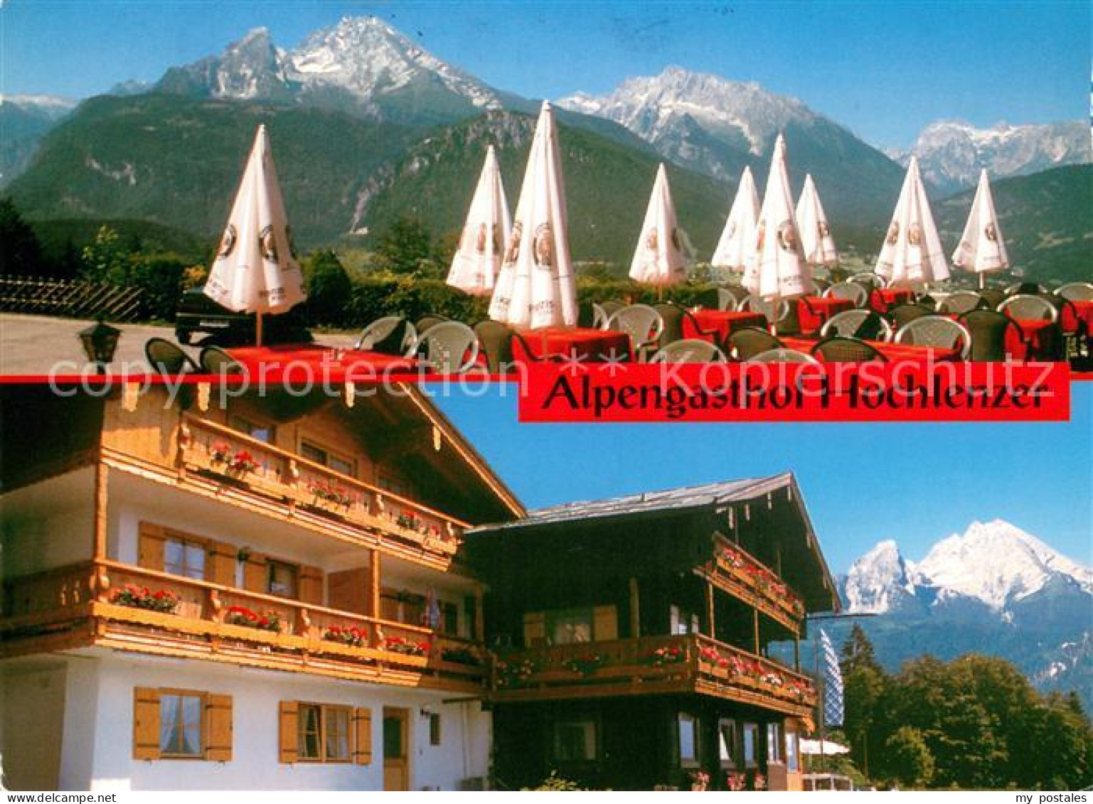 73649556 Berchtesgaden Alpengasthof Hochlenzer Terrasse Alpenblick Berchtesgaden - Berchtesgaden