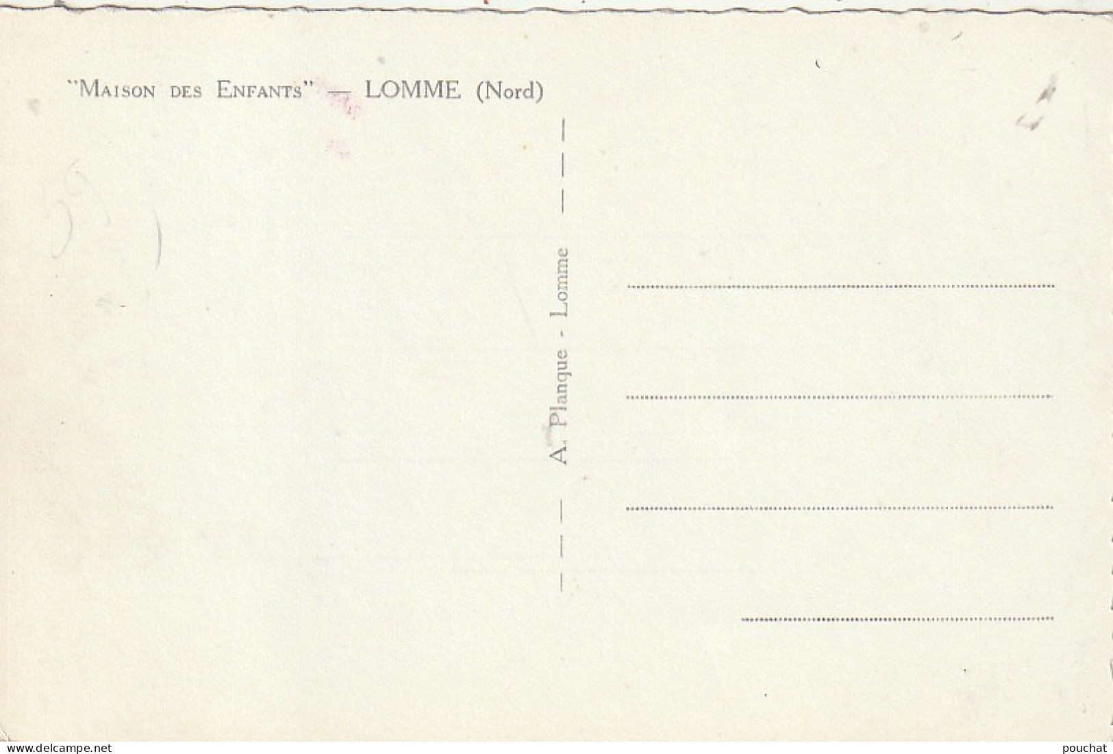 AA+ 75-(59) LOMME - MAISON DES ENFANTS - Lomme