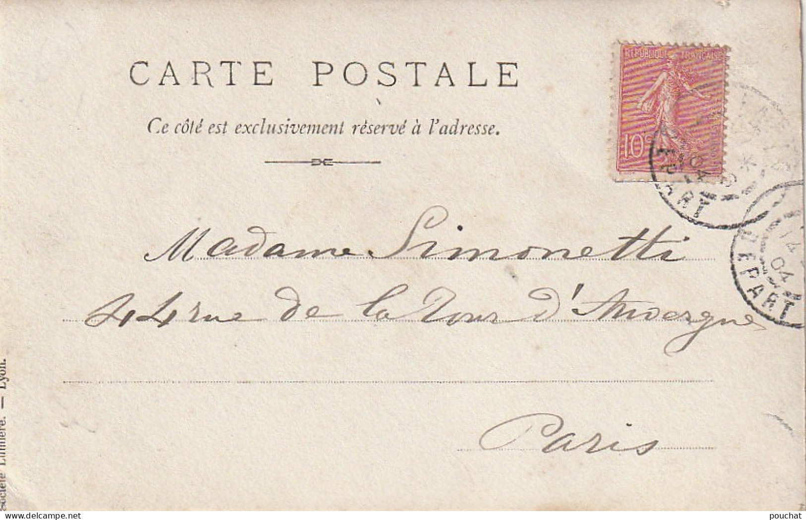 AA+ 76-(60) LOT DE 2 CARTES PHOTOS CHATEAU DE CHANTILLY , COCHER ET CALECHE - CORRESPONDANCE 1904 - Chantilly