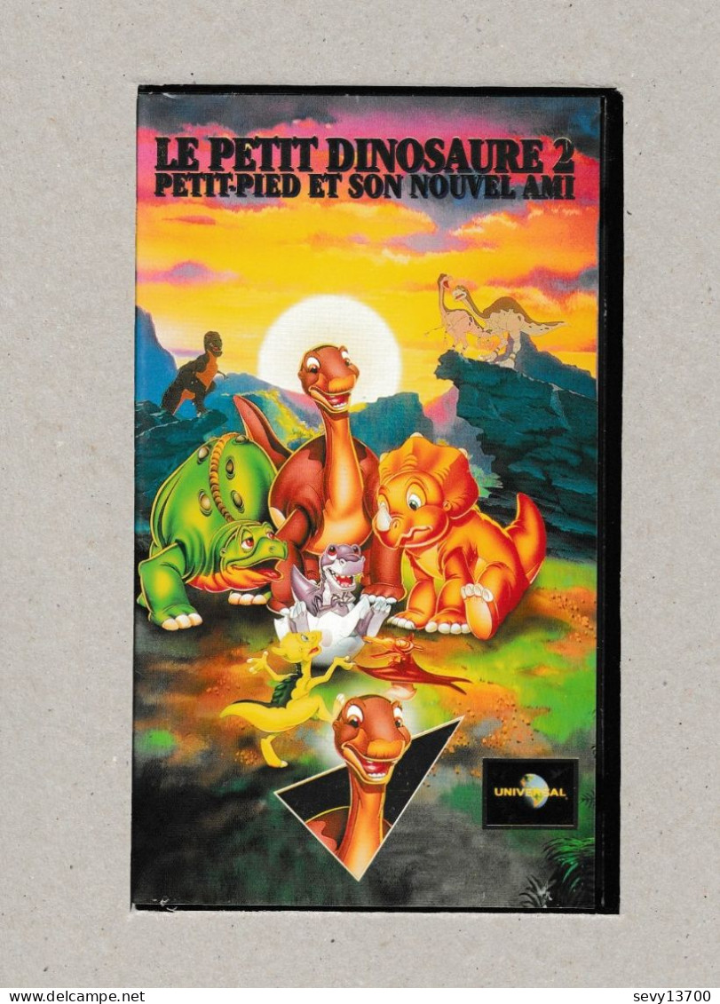 3 VHS Walt Disney Le Roi Lion Le Petit Dinosaure 2 Et Le Prince D'Egypte - Dessins Animés
