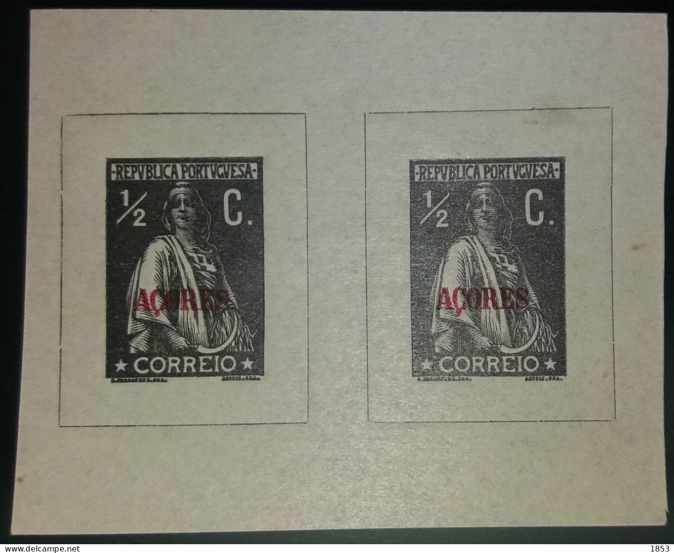 AÇORES - PROVAS - TIPO CERES - Proofs & Reprints