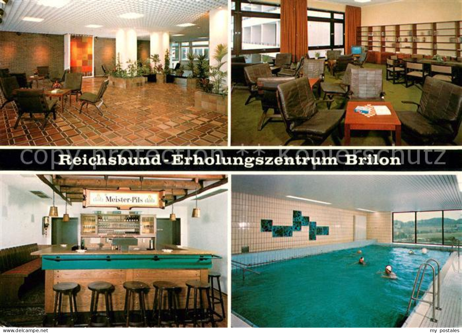 73649489 Brilon Reichsbund Erholungszentrum Gastraum Bar Hallenbad Brilon - Brilon