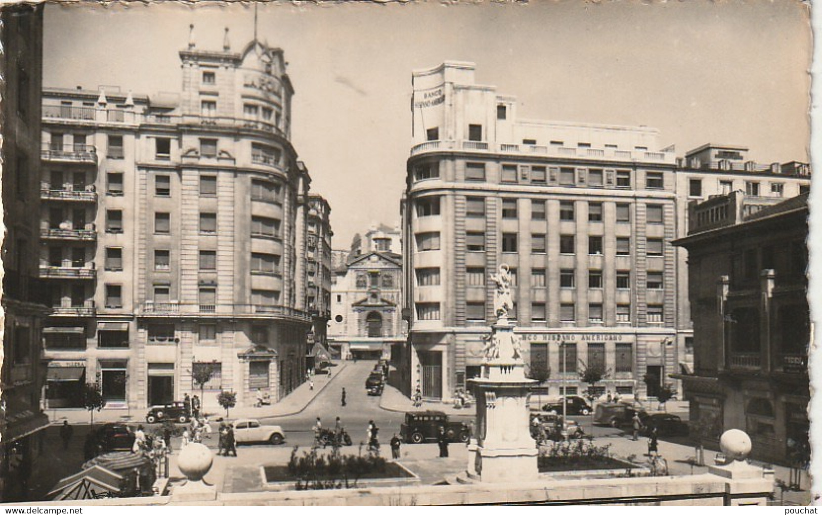 AA+ 77- SANTANDER , ESPANA - PLAZA DE LAS ATARAZANAS - BANCO HISPANO AMERICANO - Cantabria (Santander)