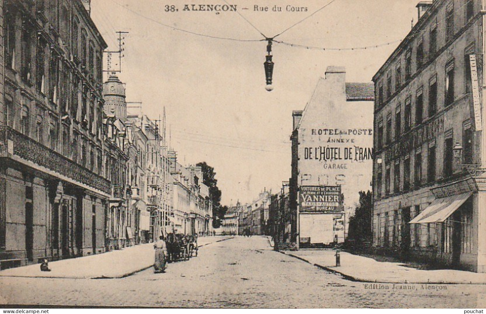 AA+ 80-(61) ALENCON - RUE DU COURS - ANIMATION - HOTEL DE FRANCE - Alencon