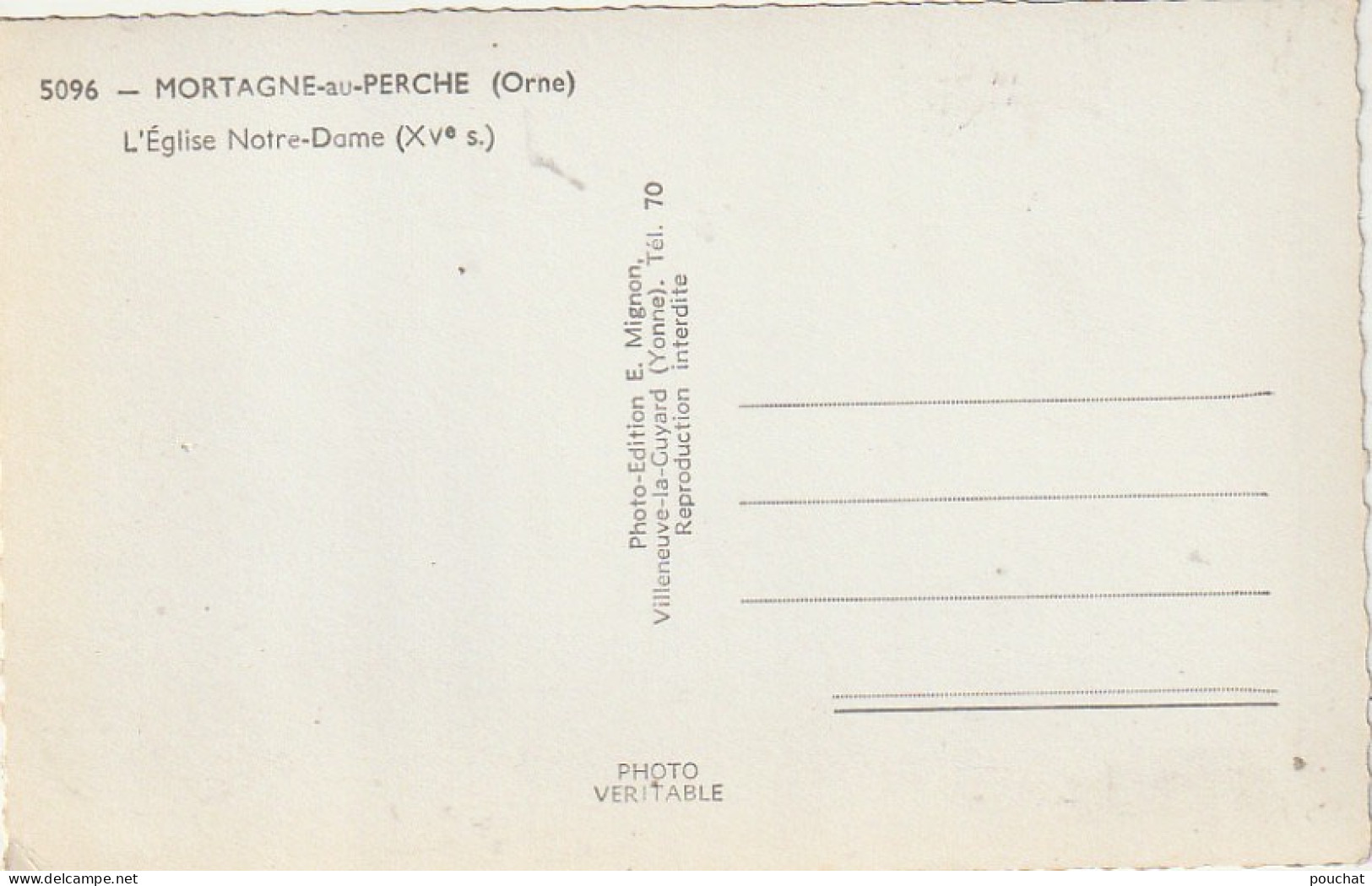 AA+ 80-(61) MORTAGNE AU PERCHE - L'EGLISE NOTRE DAME - Mortagne Au Perche