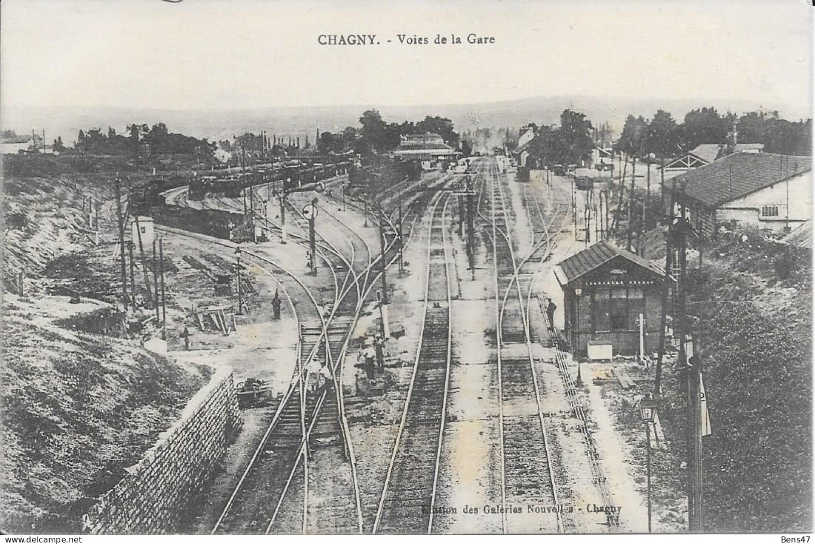 71 Chagny Voies De La Gare - Chagny