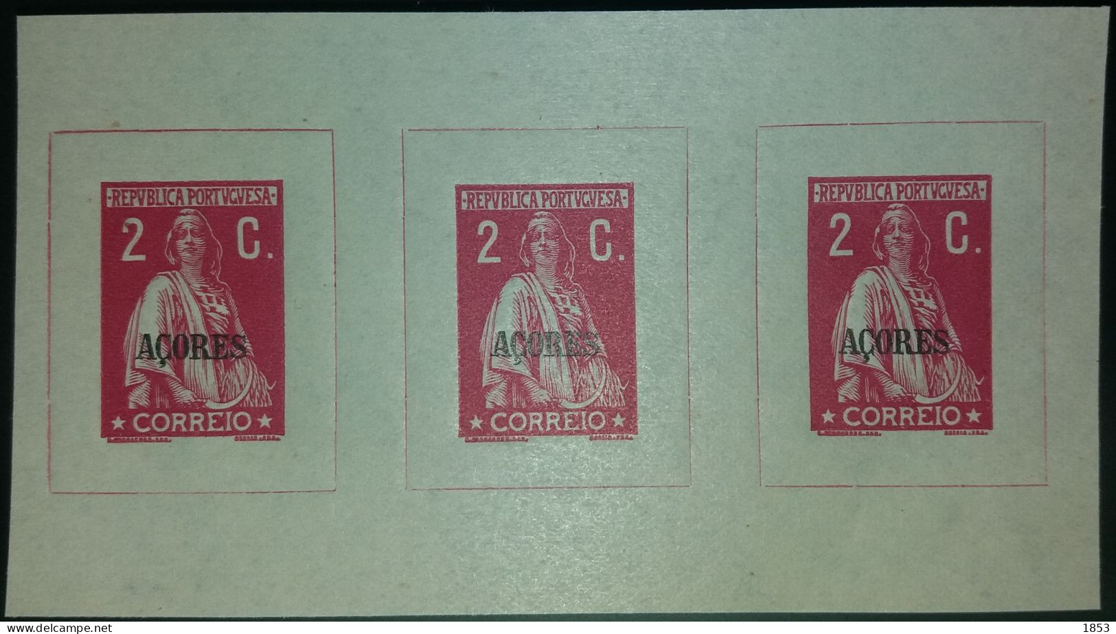 AÇORES - PROVAS - TIPO CERES - Proofs & Reprints