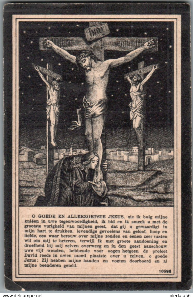 Bidprentje Mariakerke - Derudder Camilla (xxxx-1911) - Images Religieuses