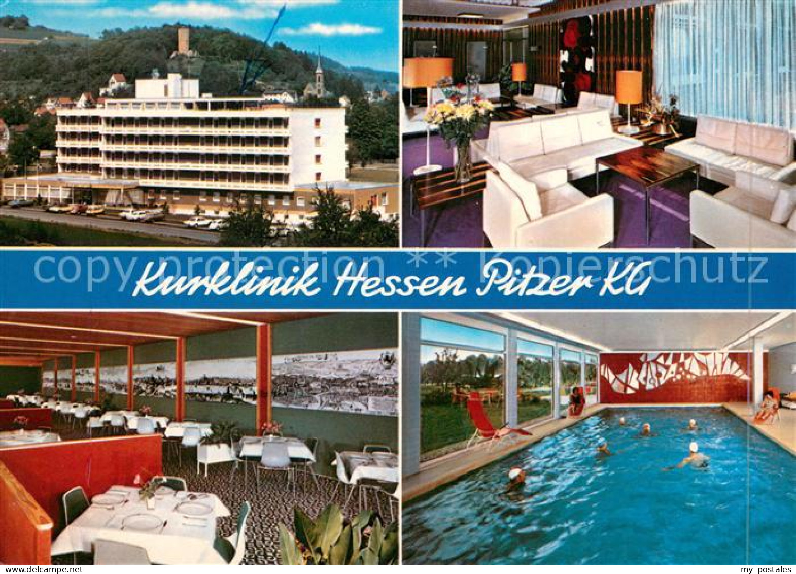 73649277 Bad Soden-Salmuenster Kurklinik Hessen Restaurant Hallenbad Aufenthalts - Autres & Non Classés