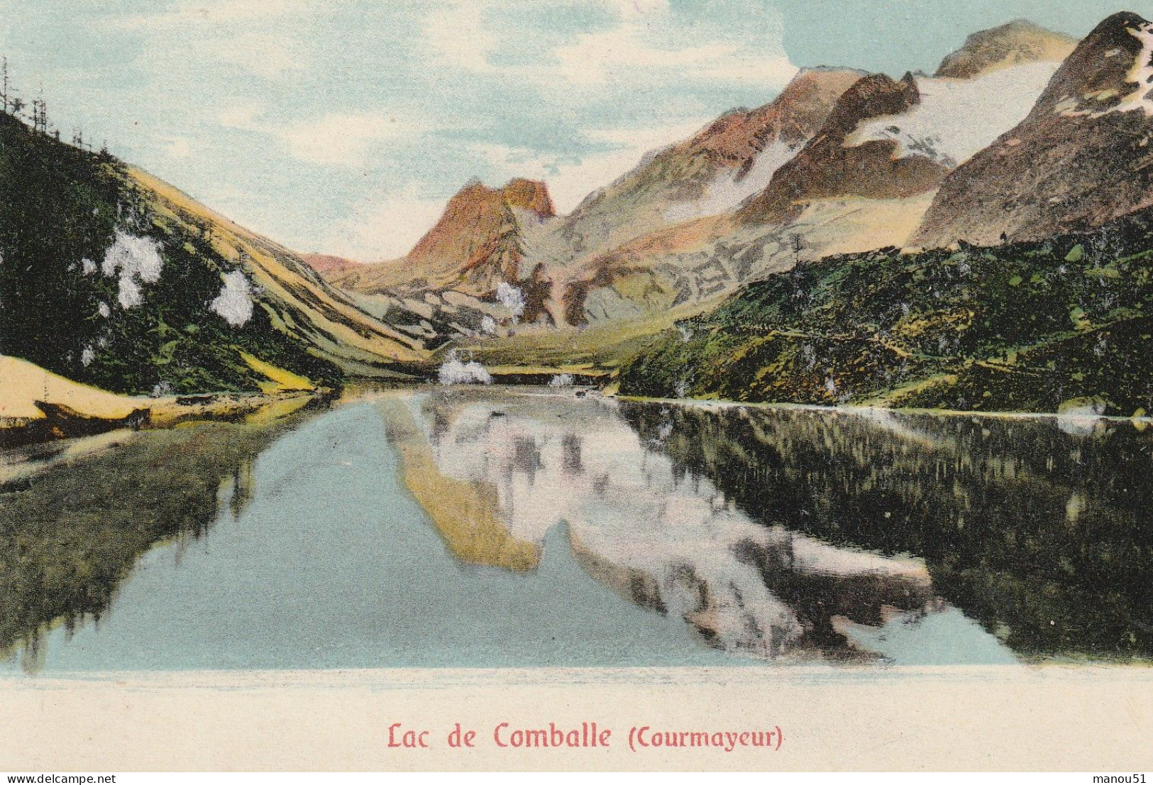 Italie - Lac De COMBALLE ( Courmayeur ) - Otros & Sin Clasificación
