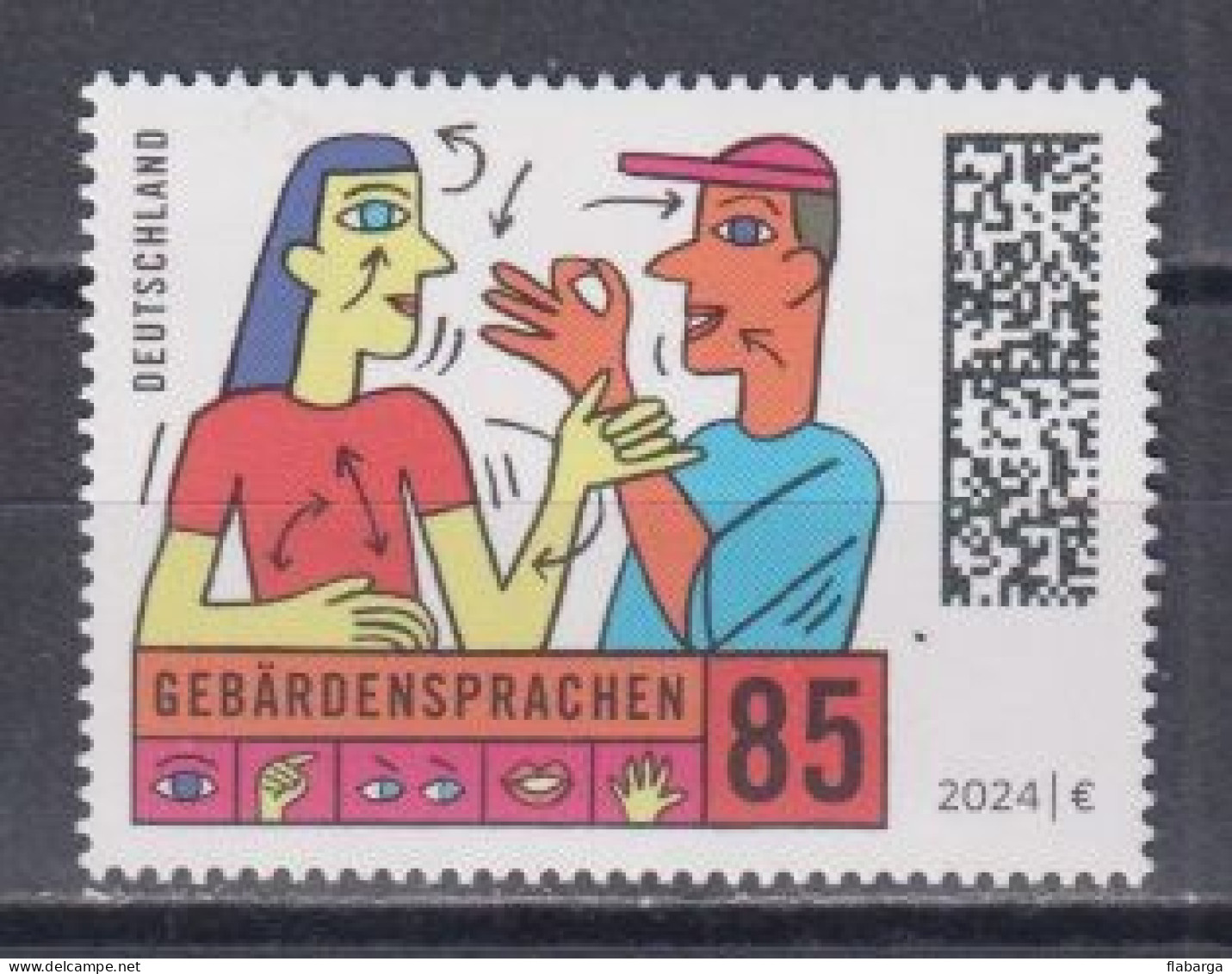 Año 2024  Gebardensprachen - Unused Stamps
