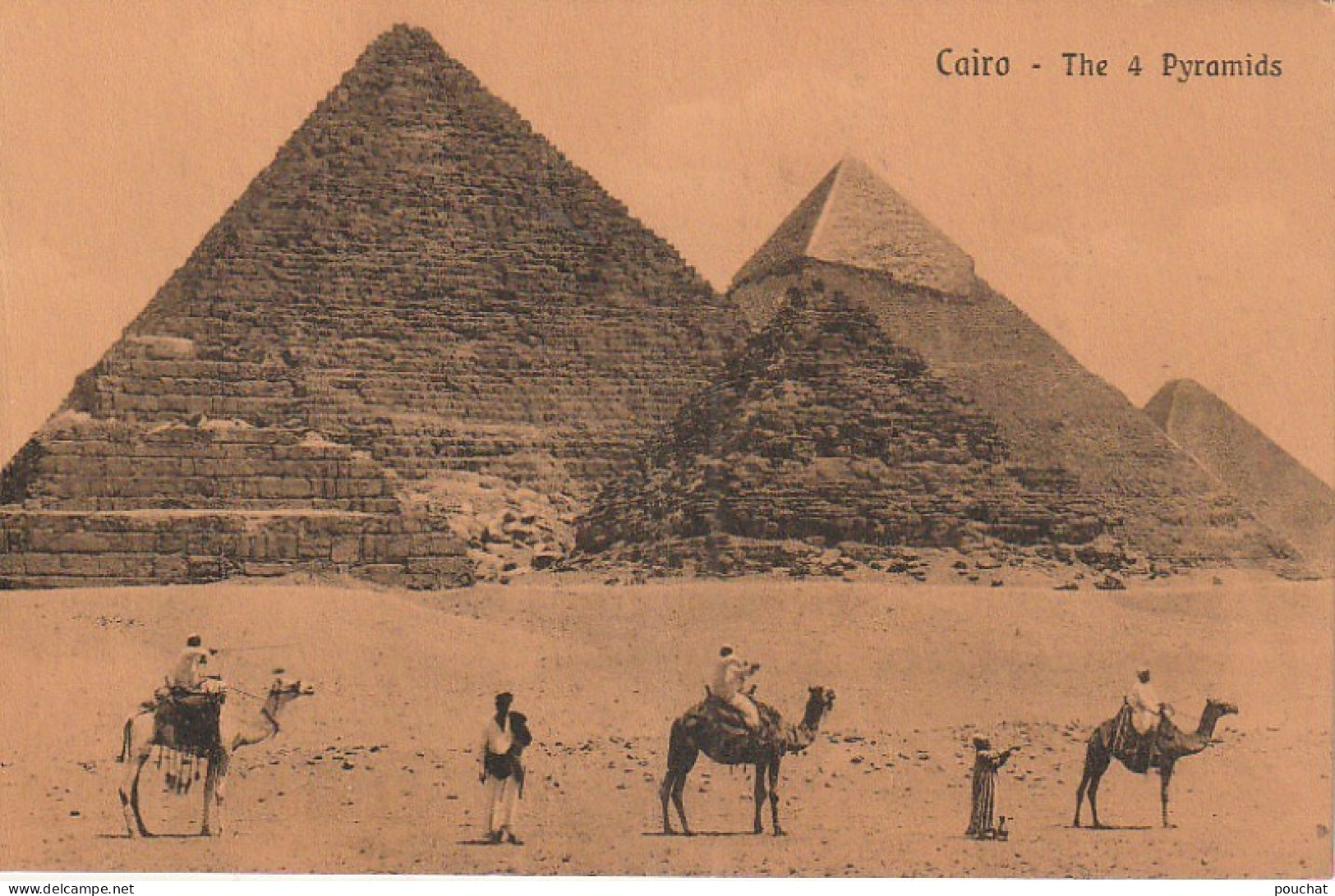 AA+ 87- CAIRE ( EGYPTE ) - CAIRO - THE 4 PYRAMIDS - Le Caire