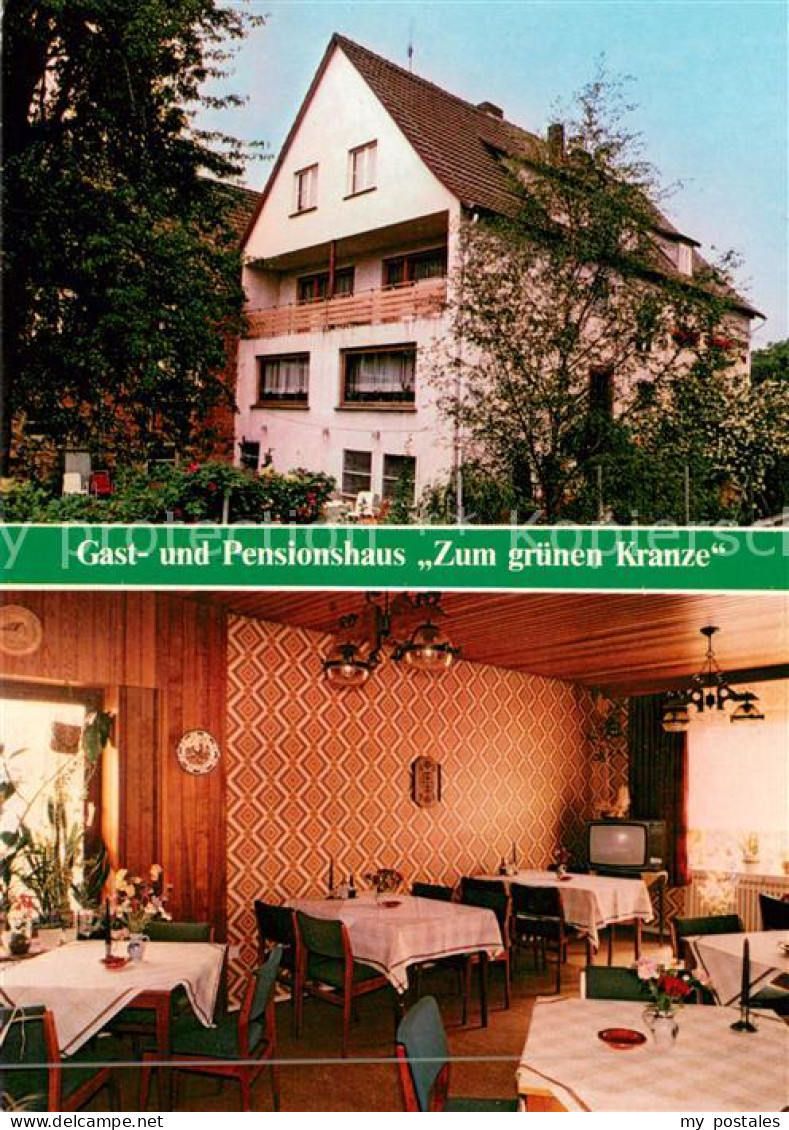 73649242 Wellen Waldeck Gasthaus Pension Zum Gruenen Kranze Gastraum Wellen Wald - Otros & Sin Clasificación