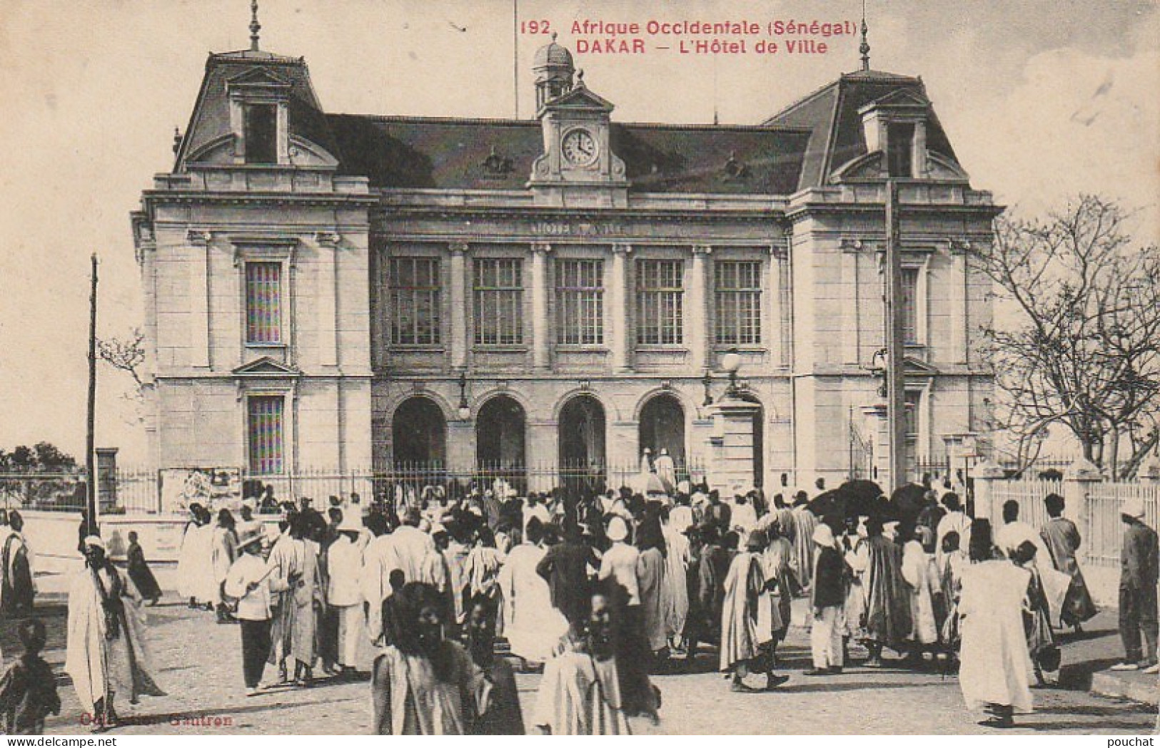 AA+ 88-  DAKAR ( SENEGAL ) - L'HOTEL DE VILLE - ANIMATION - Senegal