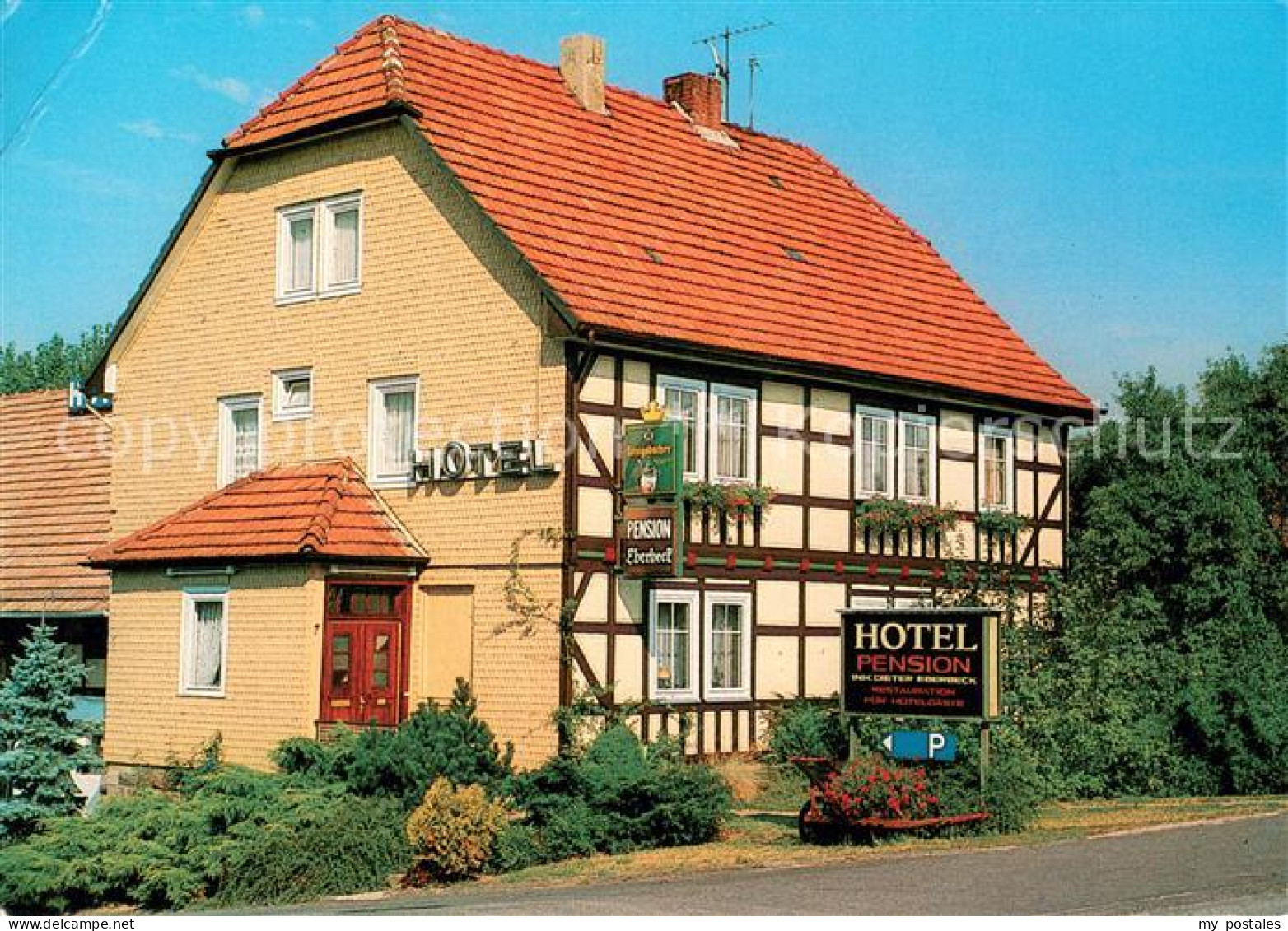 73649205 Kirchheim Hessen Hotel Pension Ederbeck Fachwerk Kirchheim Hessen - Otros & Sin Clasificación