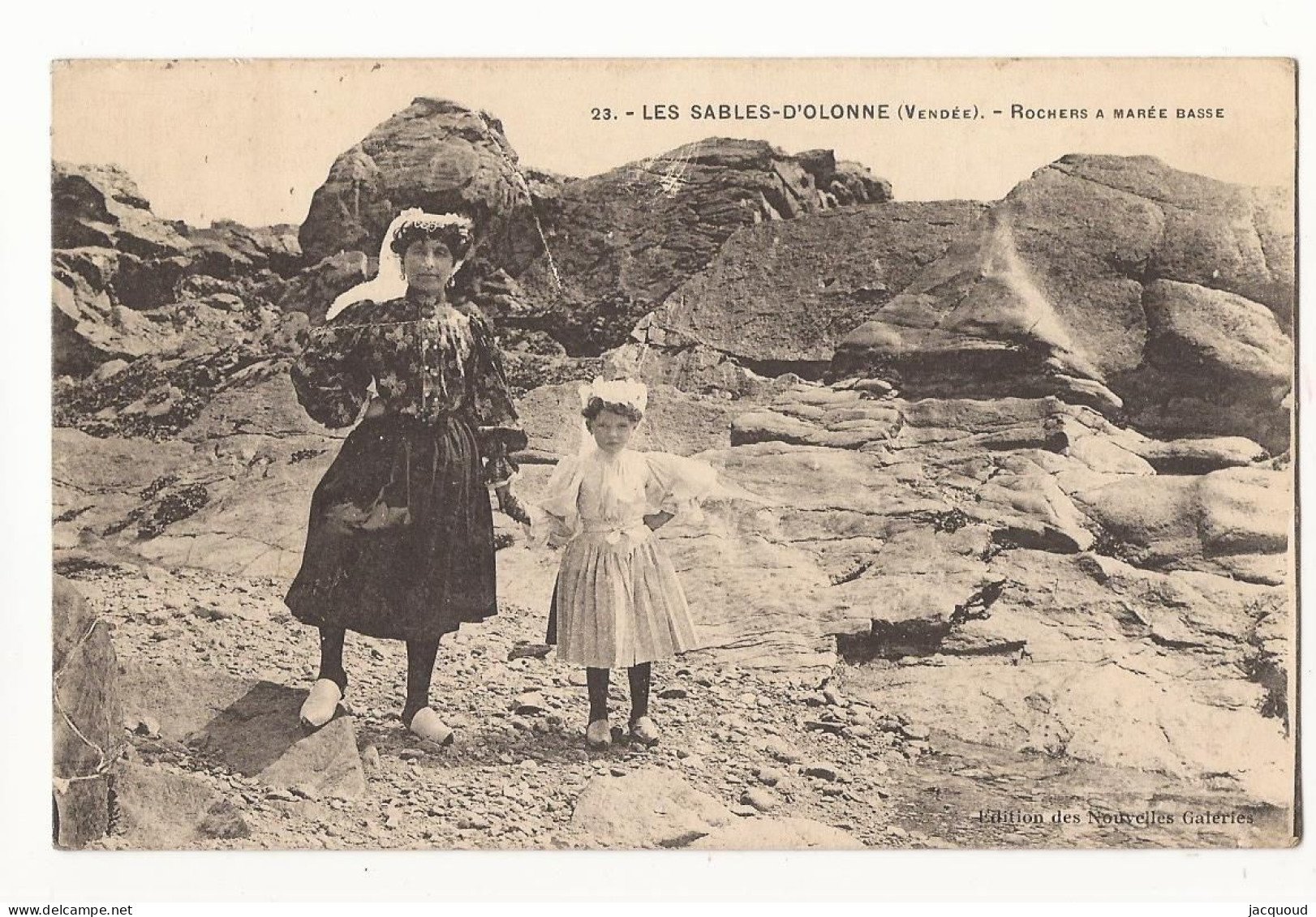 Vandée Les Sables D'Olonne Rochers à Marée Basse - Sables D'Olonne