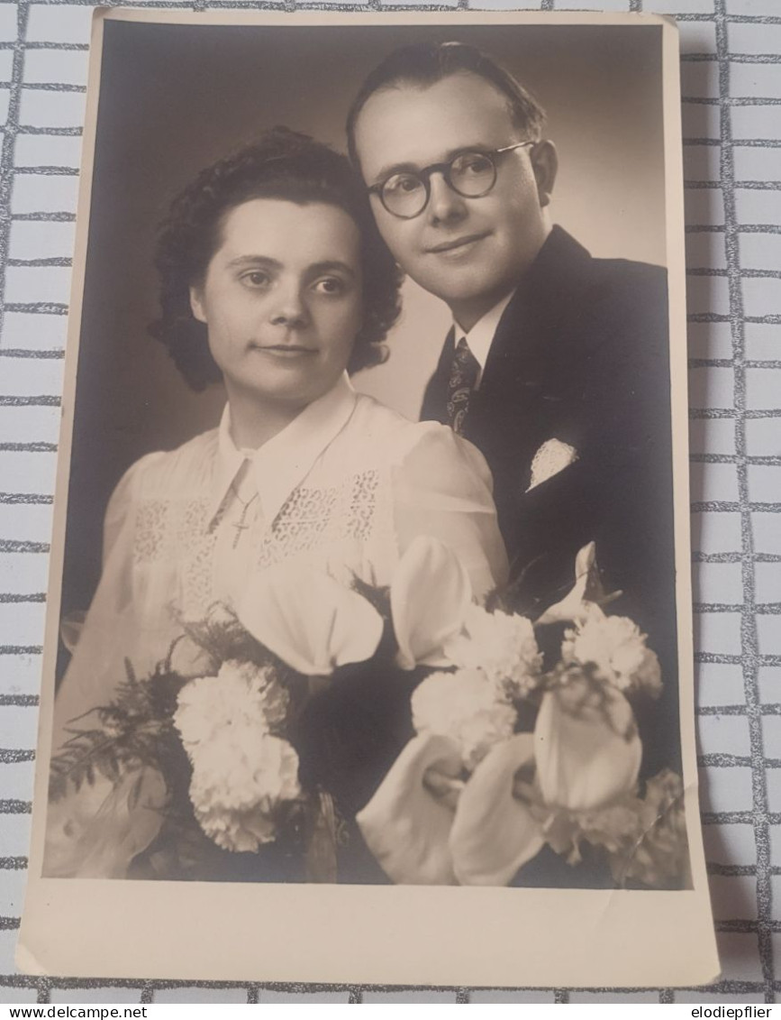 Couple De Marié Année 1920-1930 - Anonieme Personen