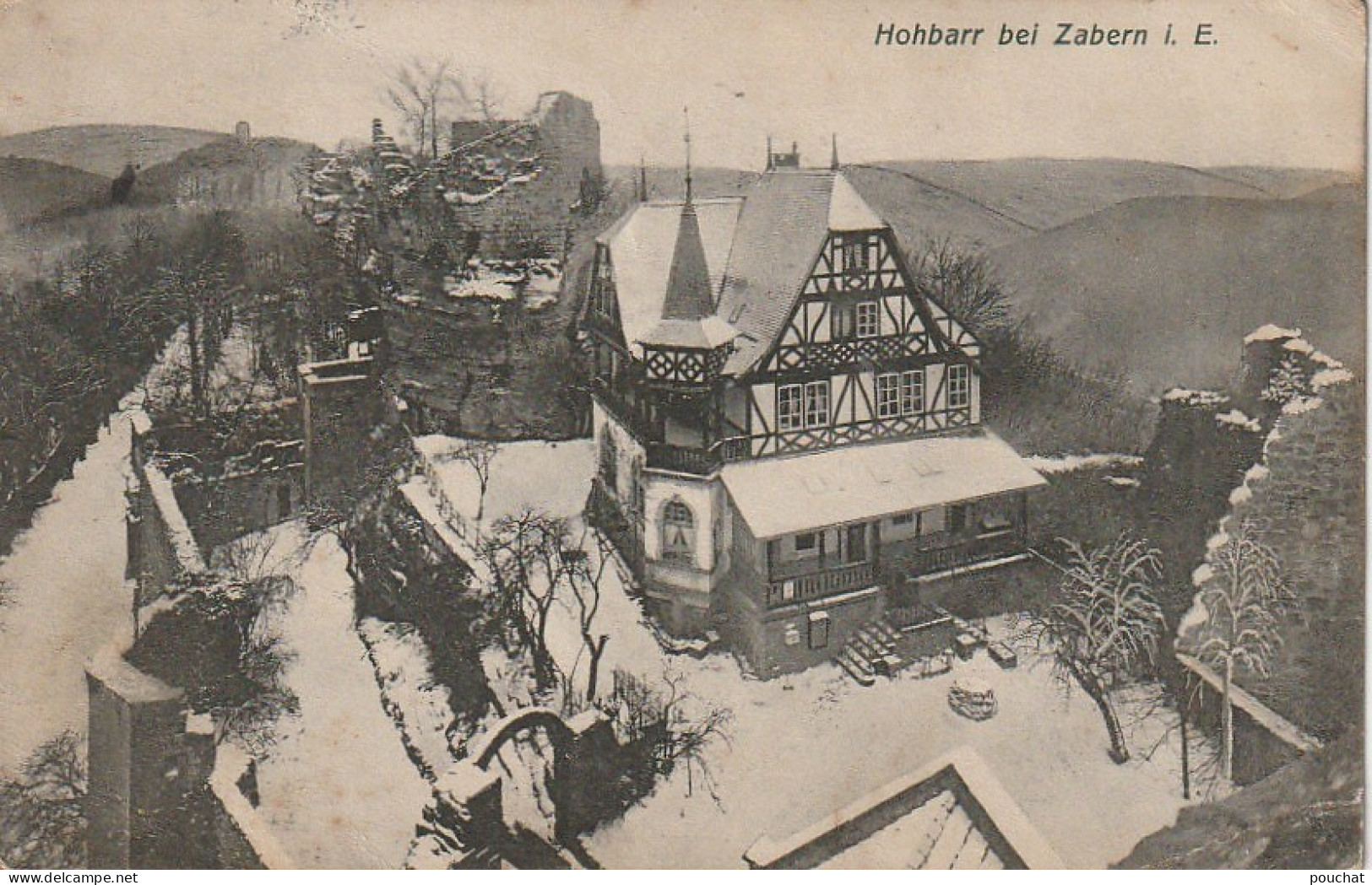 AA+ 90-(67) HOHBARR BEI ZABERN - HAUT BARR , SAVERNE , SOUS LA NEIGE - Saverne