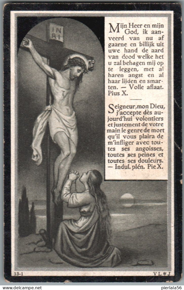 Bidprentje Massemen-Westrem - Vander Stelt Karel Lodewijk (1858-1915) - Devotion Images