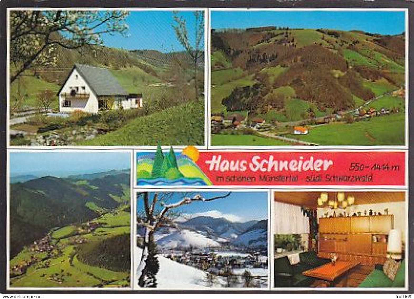 AK 216067 GERMANY - Münstertal / Schwarzwald - Haus Schneider - Muenstertal