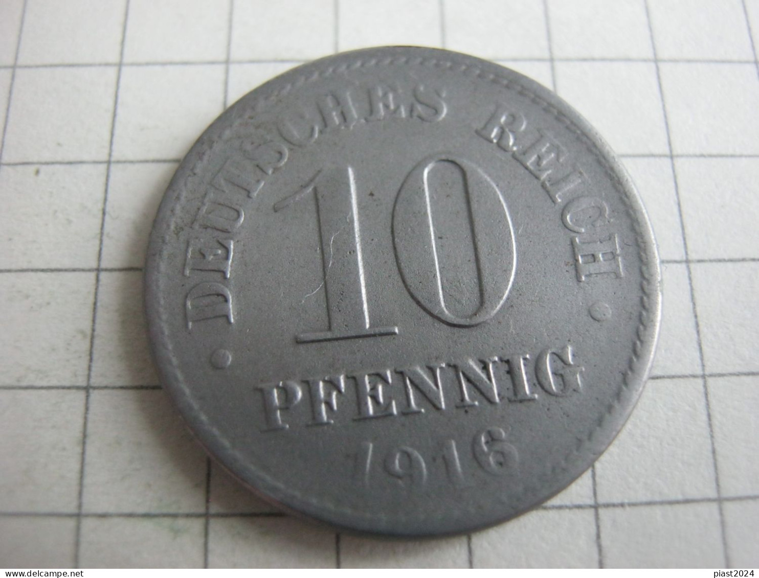 Germany 10 Pfennig 1916 D - 10 Pfennig