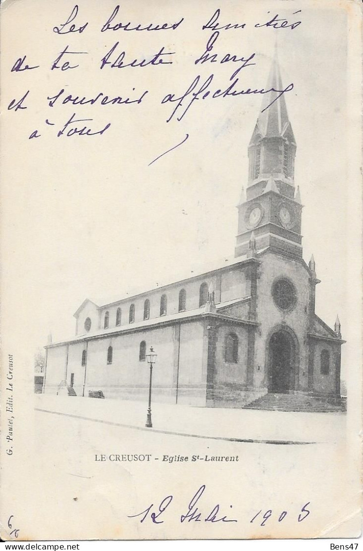 71 Le Creusot Eglise St Laurent - Le Creusot