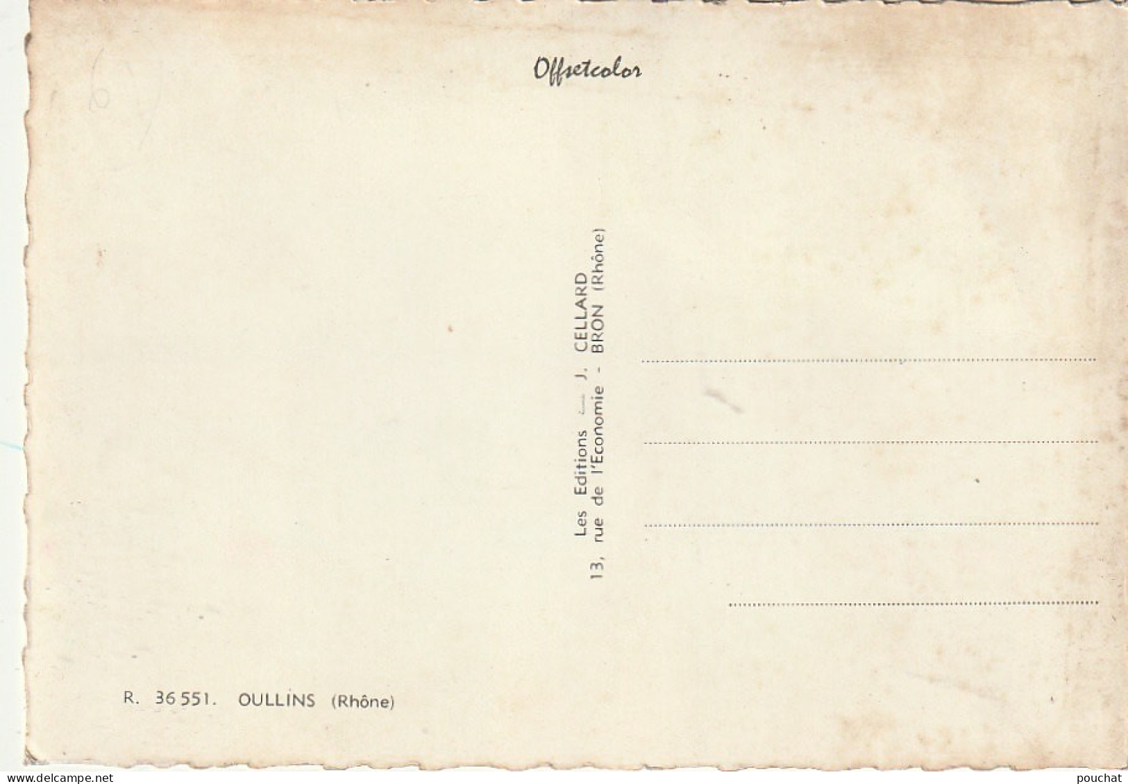 AA+ 92-(69) OULLINS - CARTE MULTIVUES : MAIRIE , PISCINE - Oullins