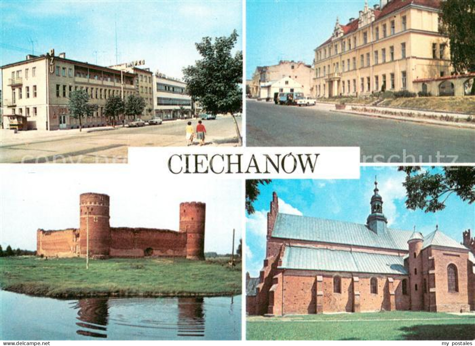 73649130 Ciechanow Teilansichten Kirche Burgruine  - Poland